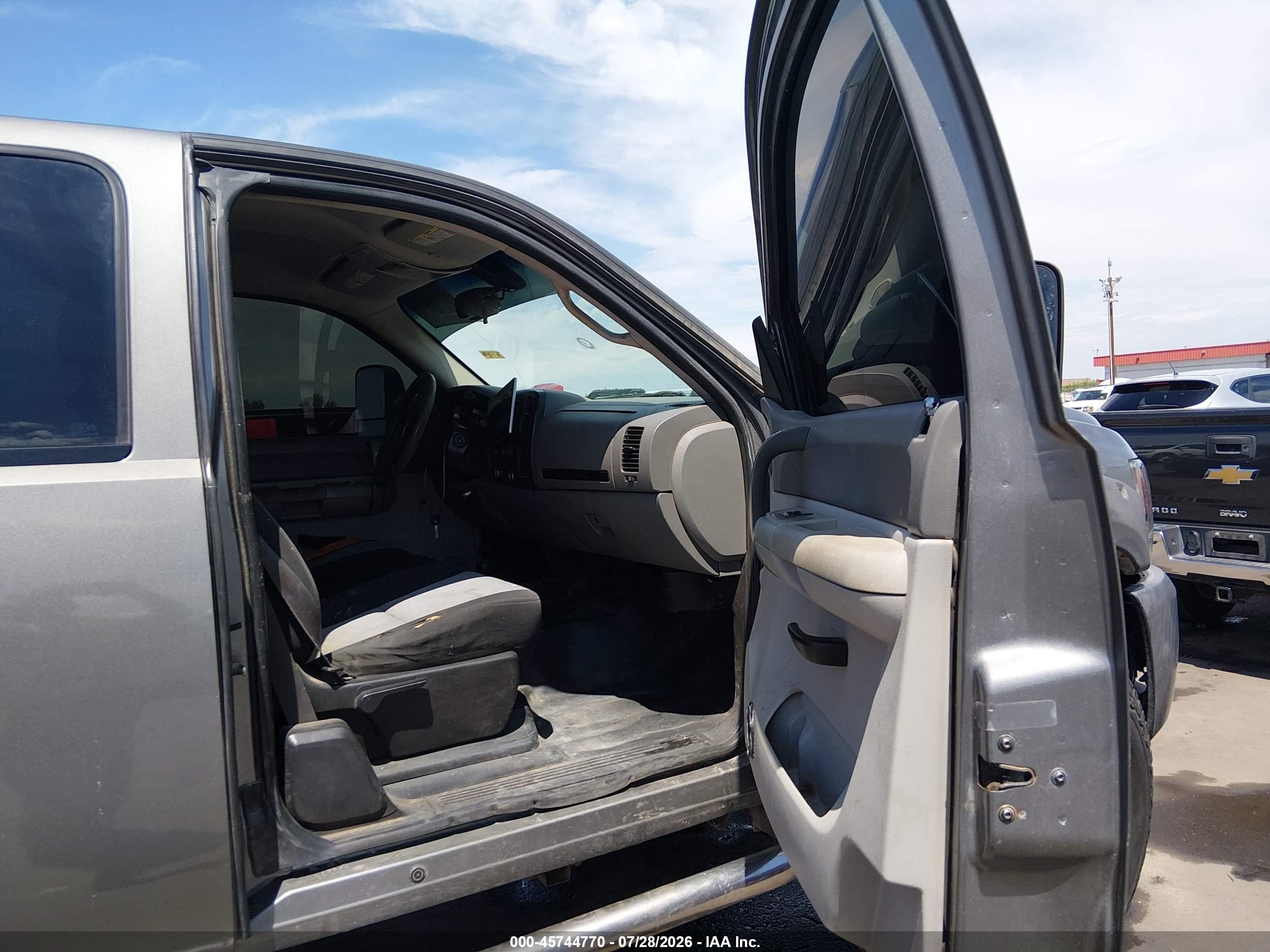 2009 Chevrolet Silverado 2500hd Work Truck Gray vin: 1GCHK49K09E113343