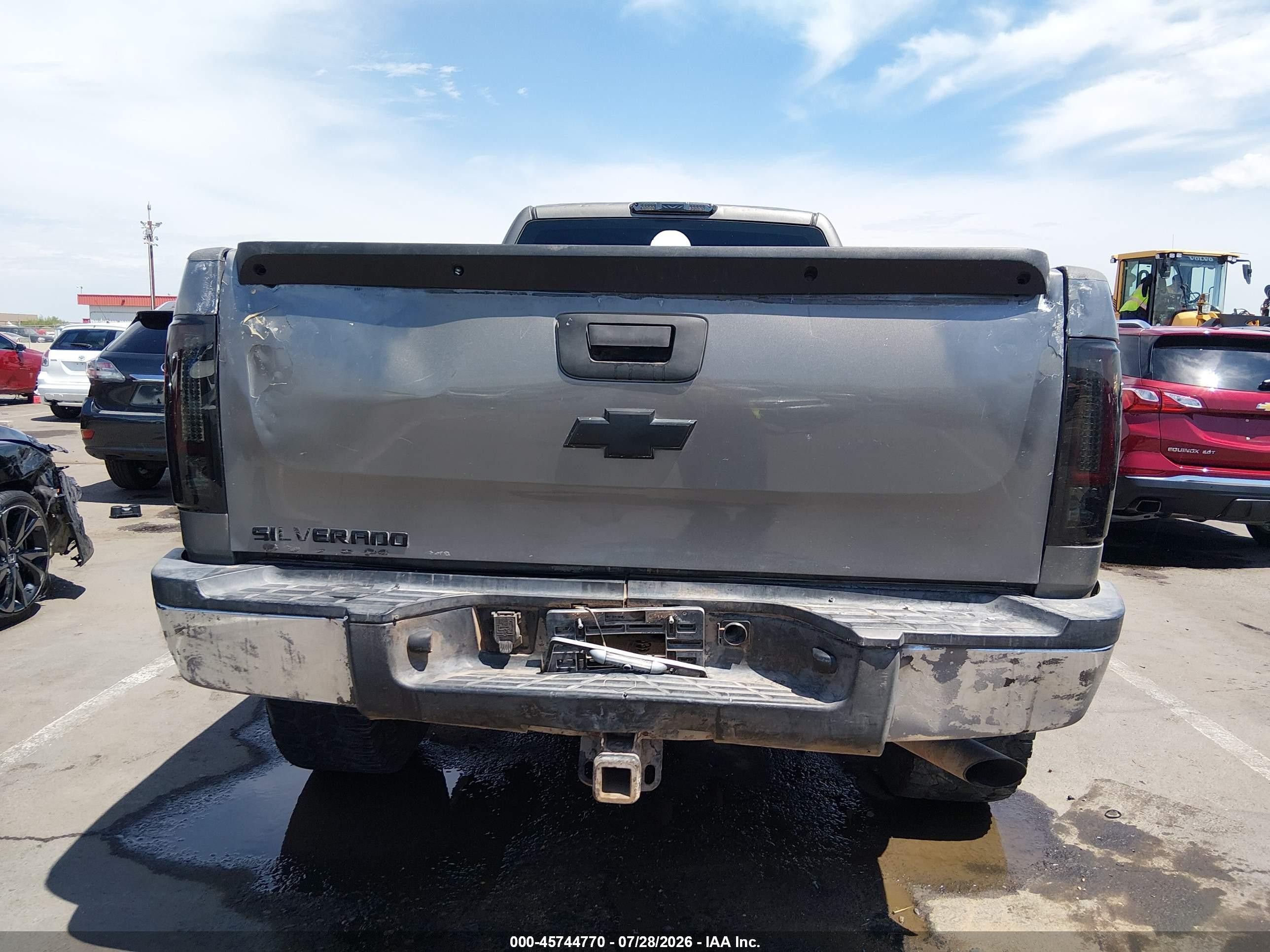 2009 Chevrolet Silverado 2500hd Work Truck Gray vin: 1GCHK49K09E113343
