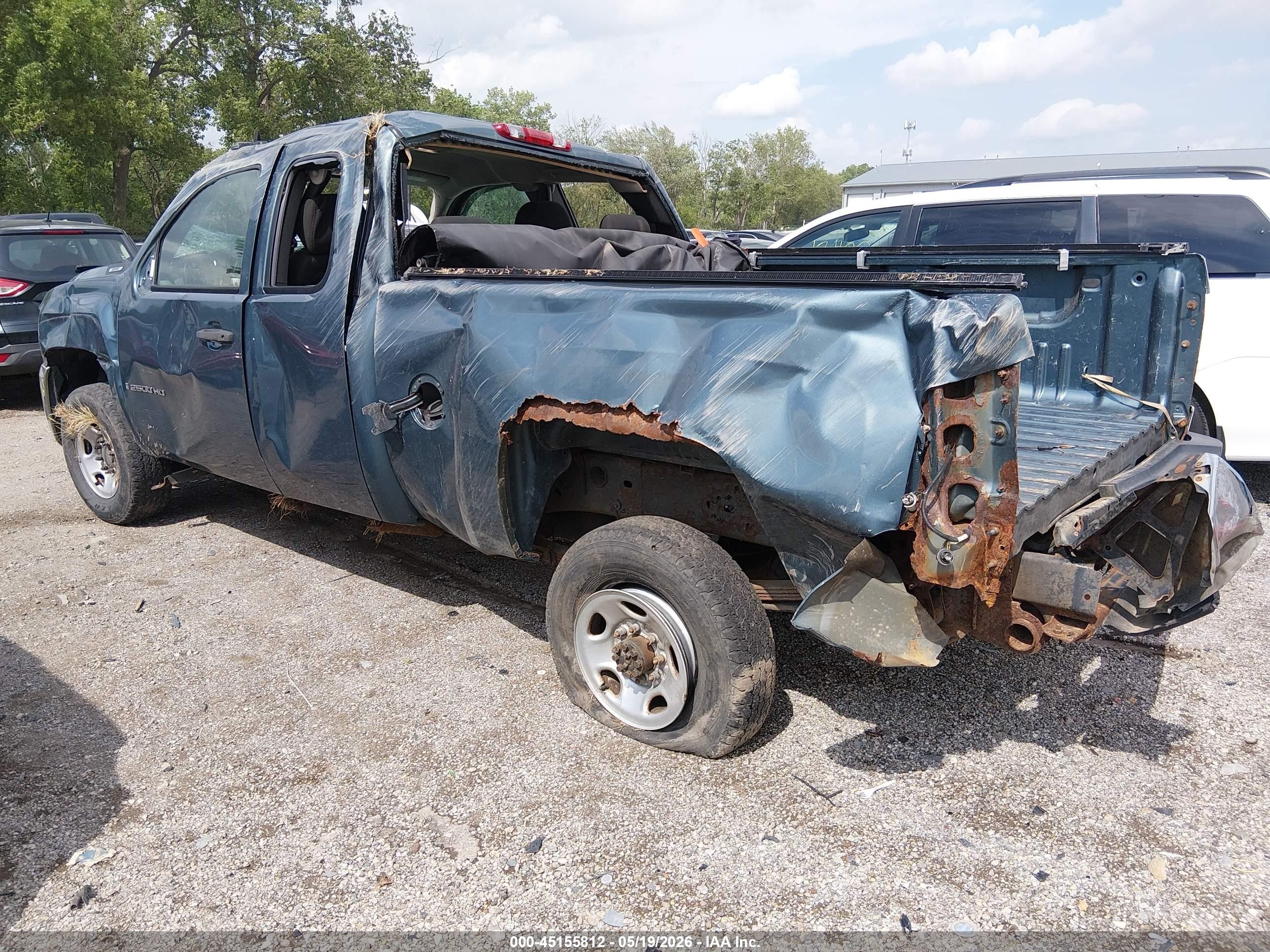 2009 Chevrolet Silverado 2500hd Work Truck Blue vin: 1GCHK49K69E128302