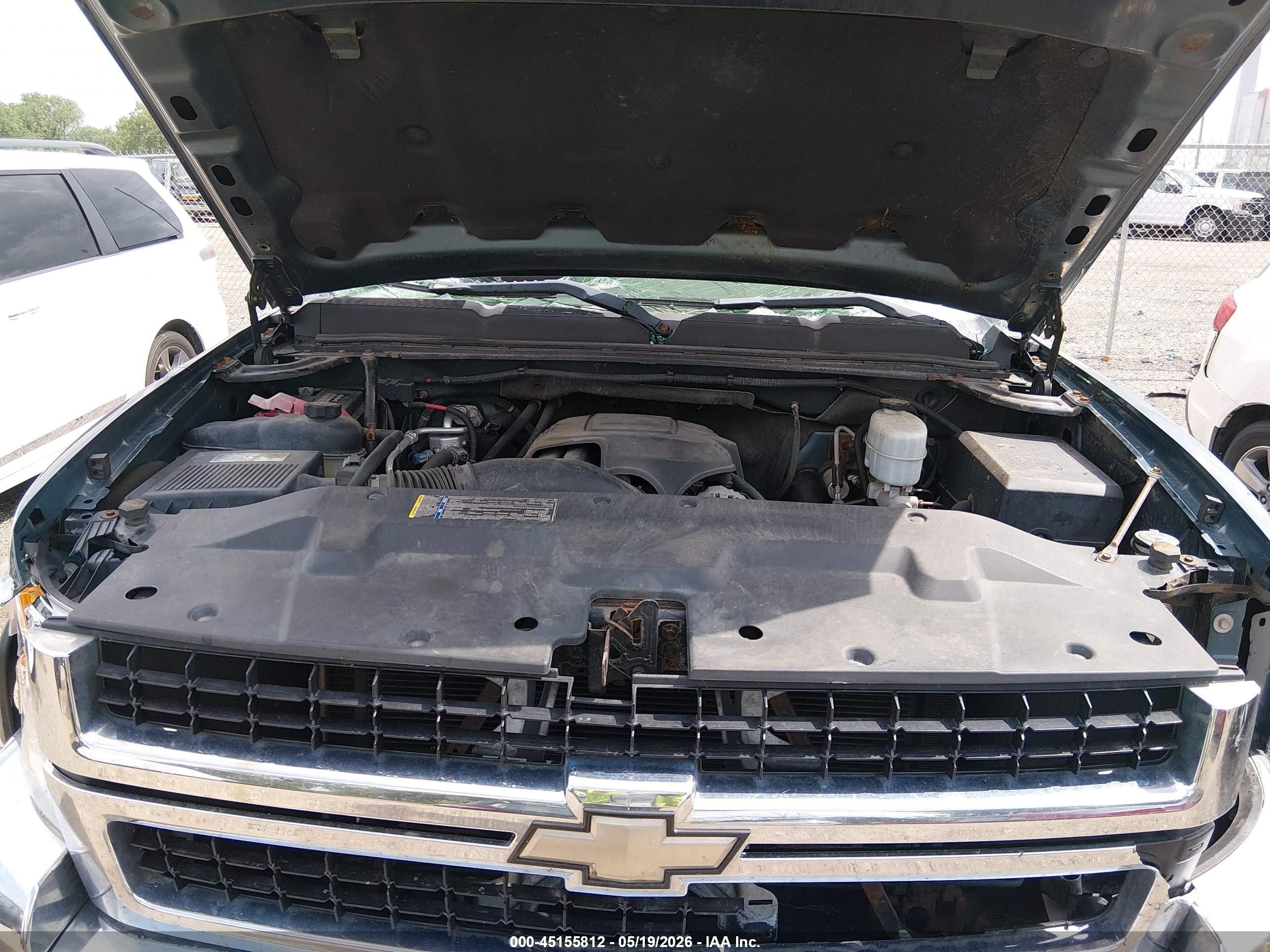 2009 Chevrolet Silverado 2500hd Work Truck Blue vin: 1GCHK49K69E128302