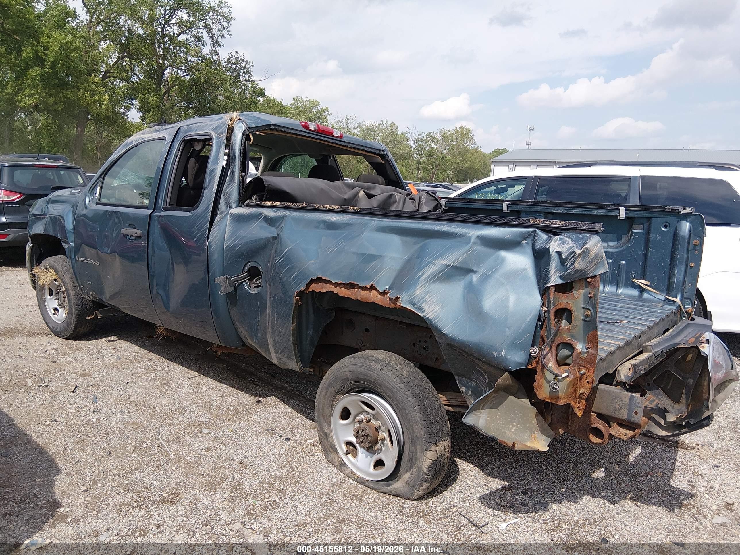 2009 Chevrolet Silverado 2500hd Work Truck Blue vin: 1GCHK49K69E128302