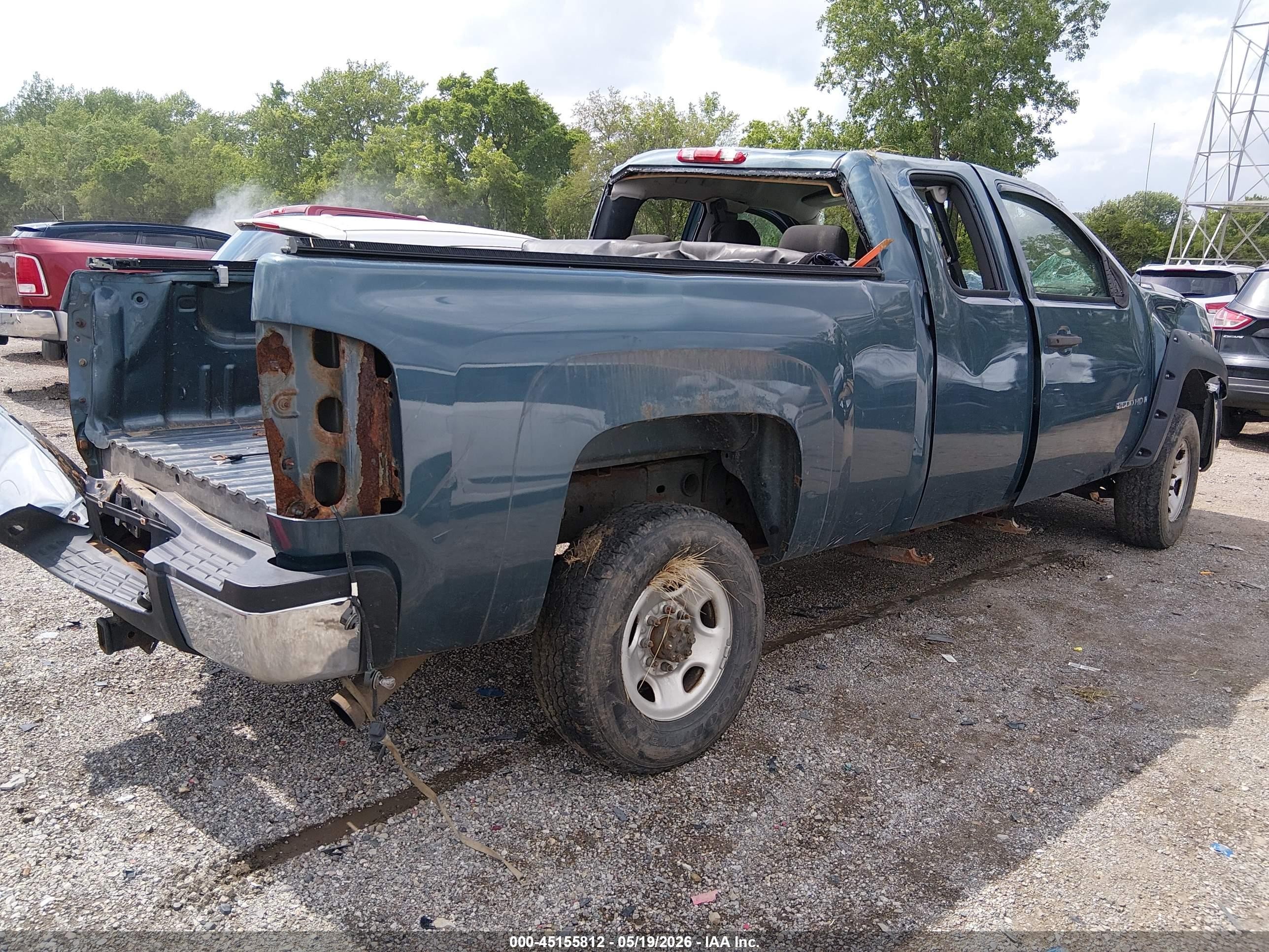 2009 Chevrolet Silverado 2500hd Work Truck Blue vin: 1GCHK49K69E128302