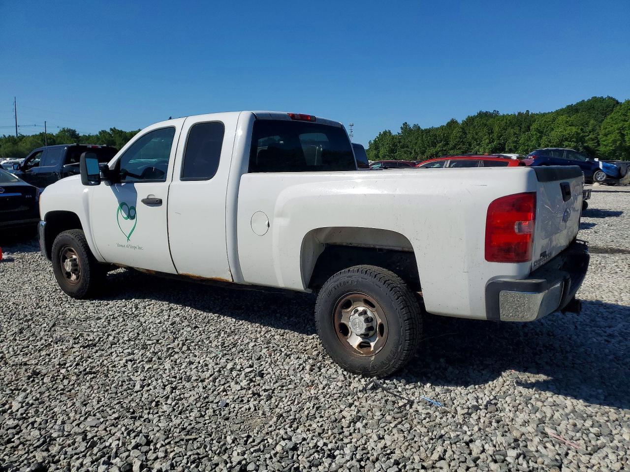 2009 Chevrolet Silverado K2500 Heavy Duty White vin: 1GCHK49KX9E100762