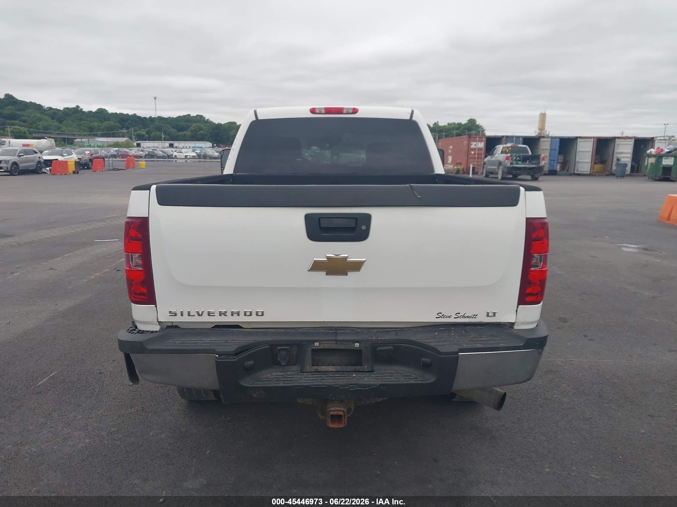 2009 Chevrolet Silverado 2500hd Lt White vin: 1GCHK53629F180649