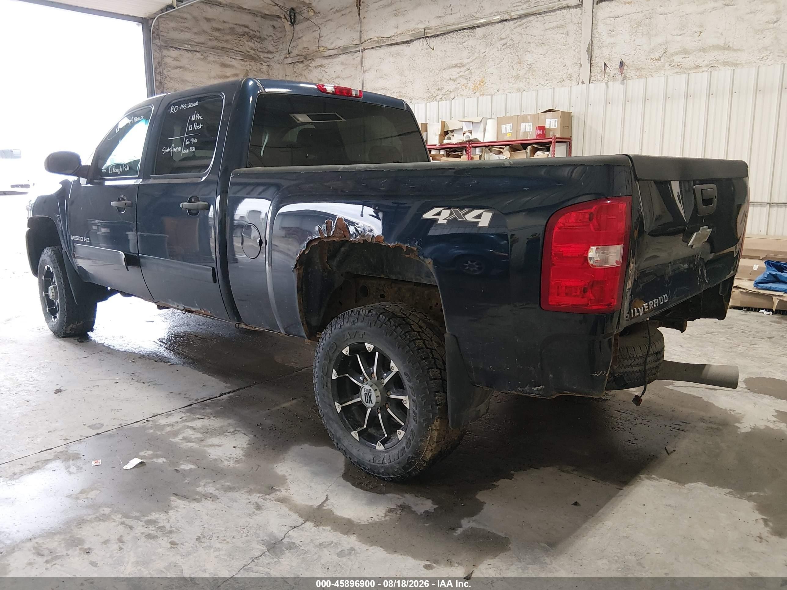 2009 Chevrolet Silverado 2500hd Lt Blue vin: 1GCHK53649F124471