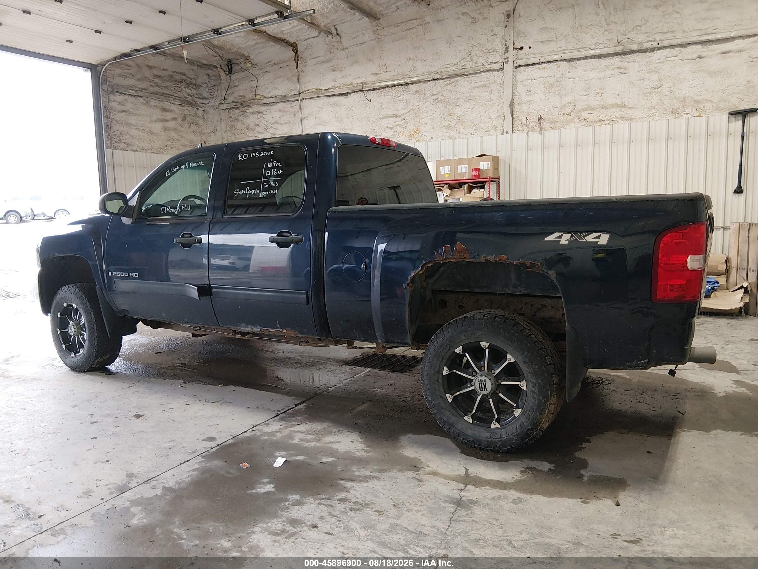 2009 Chevrolet Silverado 2500hd Lt Blue vin: 1GCHK53649F124471