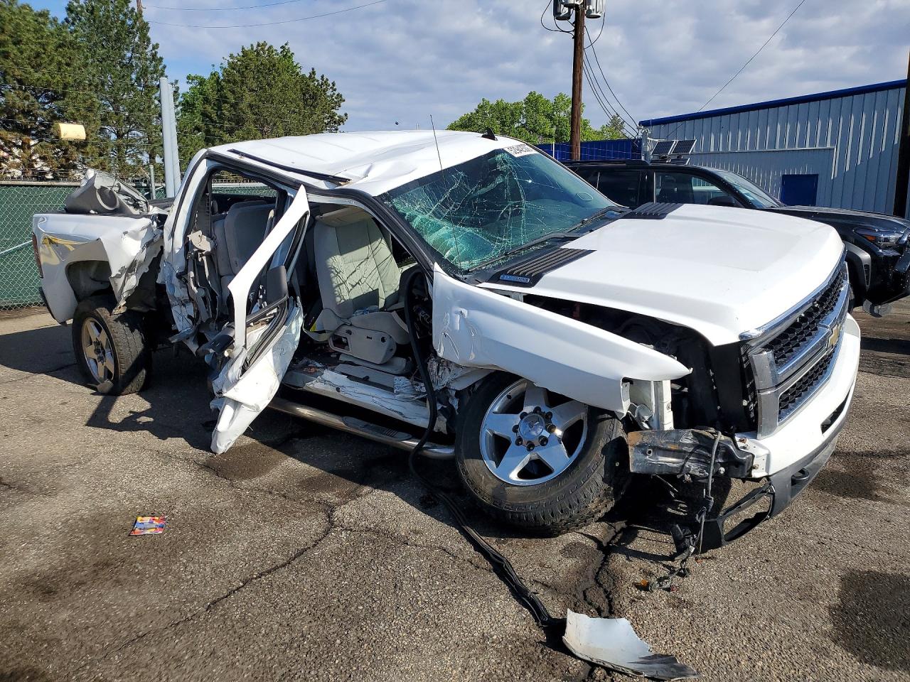 2009 Chevrolet Silverado K2500 Heavy Duty Lt White vin: 1GCHK536X9F105326