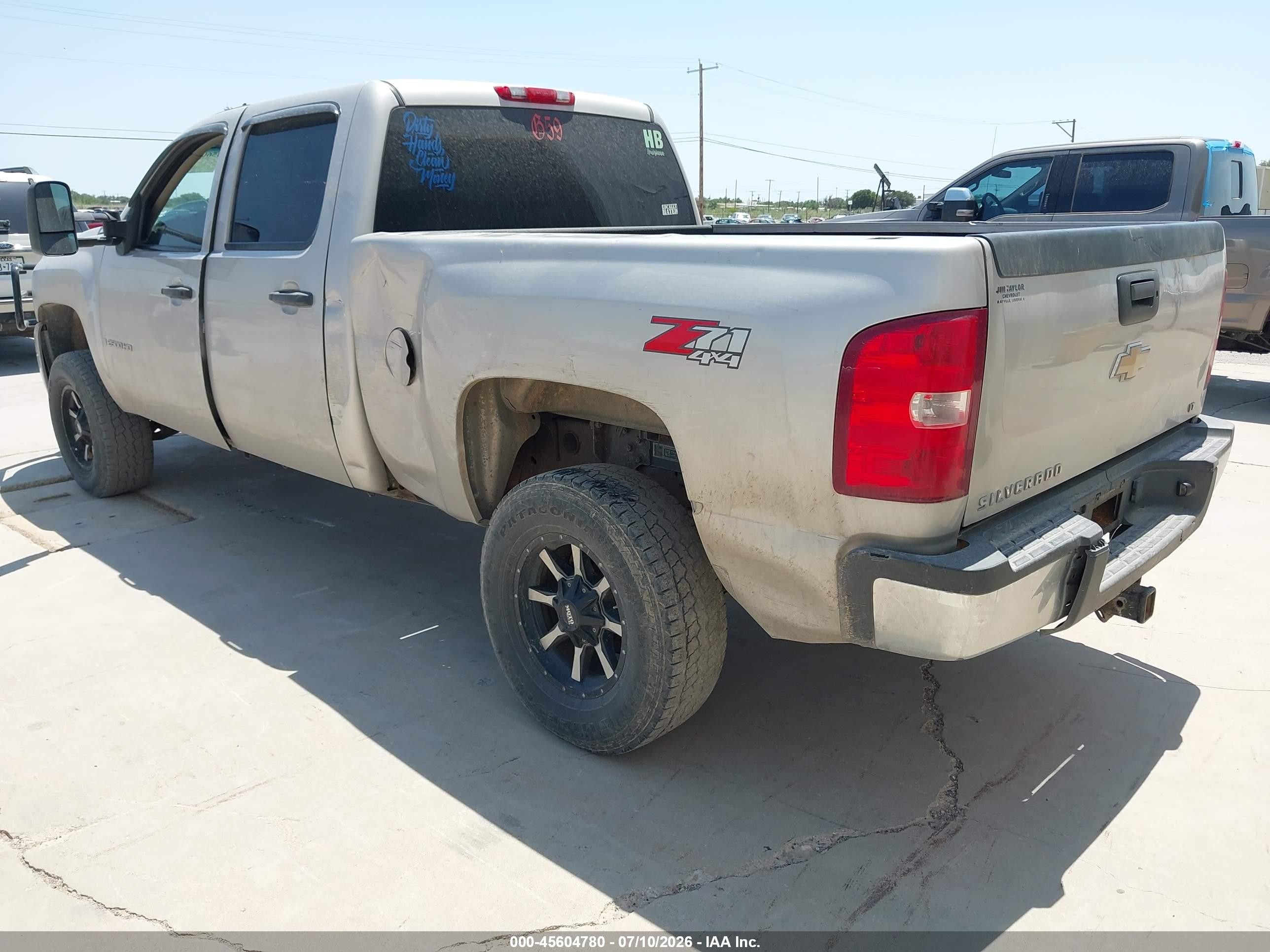 2009 Chevrolet Silverado 2500hd Lt Желто-коричневый vin: 1GCHK53K19F104370