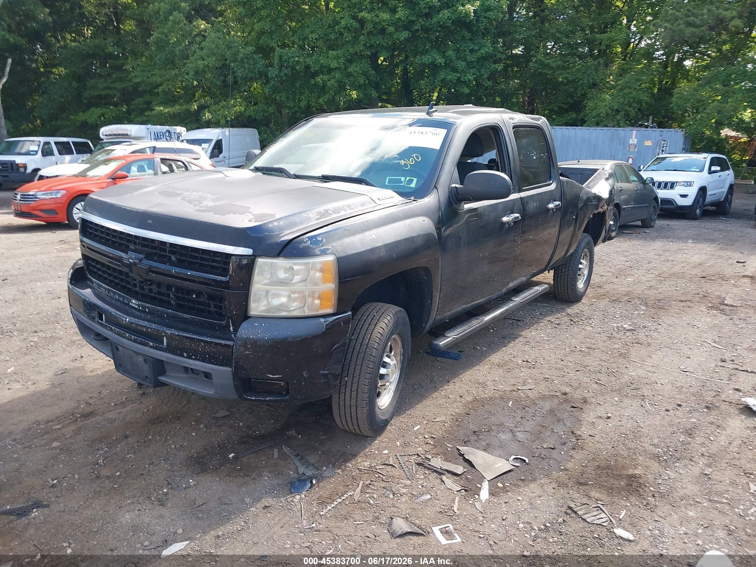 2009 Chevrolet Silverado 2500hd Lt Black vin: 1GCHK53K19F165931