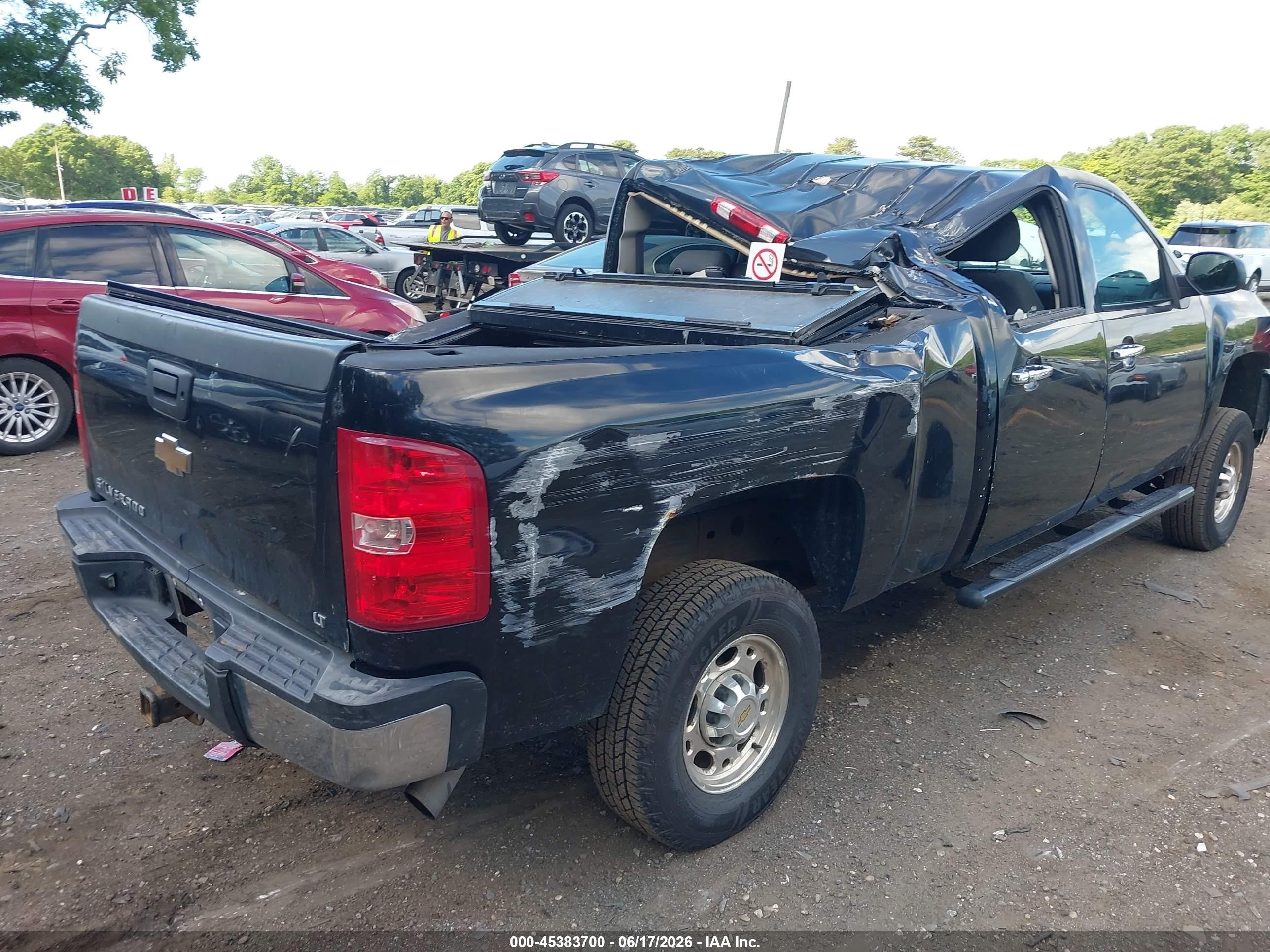 2009 Chevrolet Silverado 2500hd Lt Black vin: 1GCHK53K19F165931