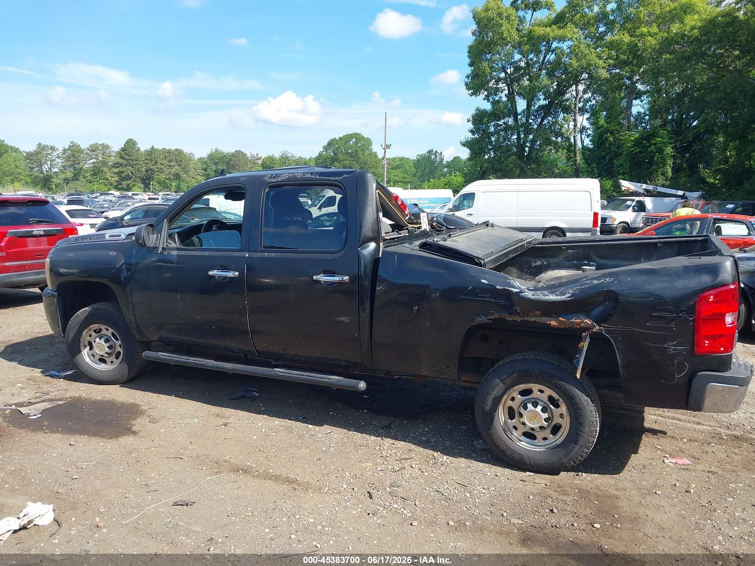 2009 Chevrolet Silverado 2500hd Lt Black vin: 1GCHK53K19F165931