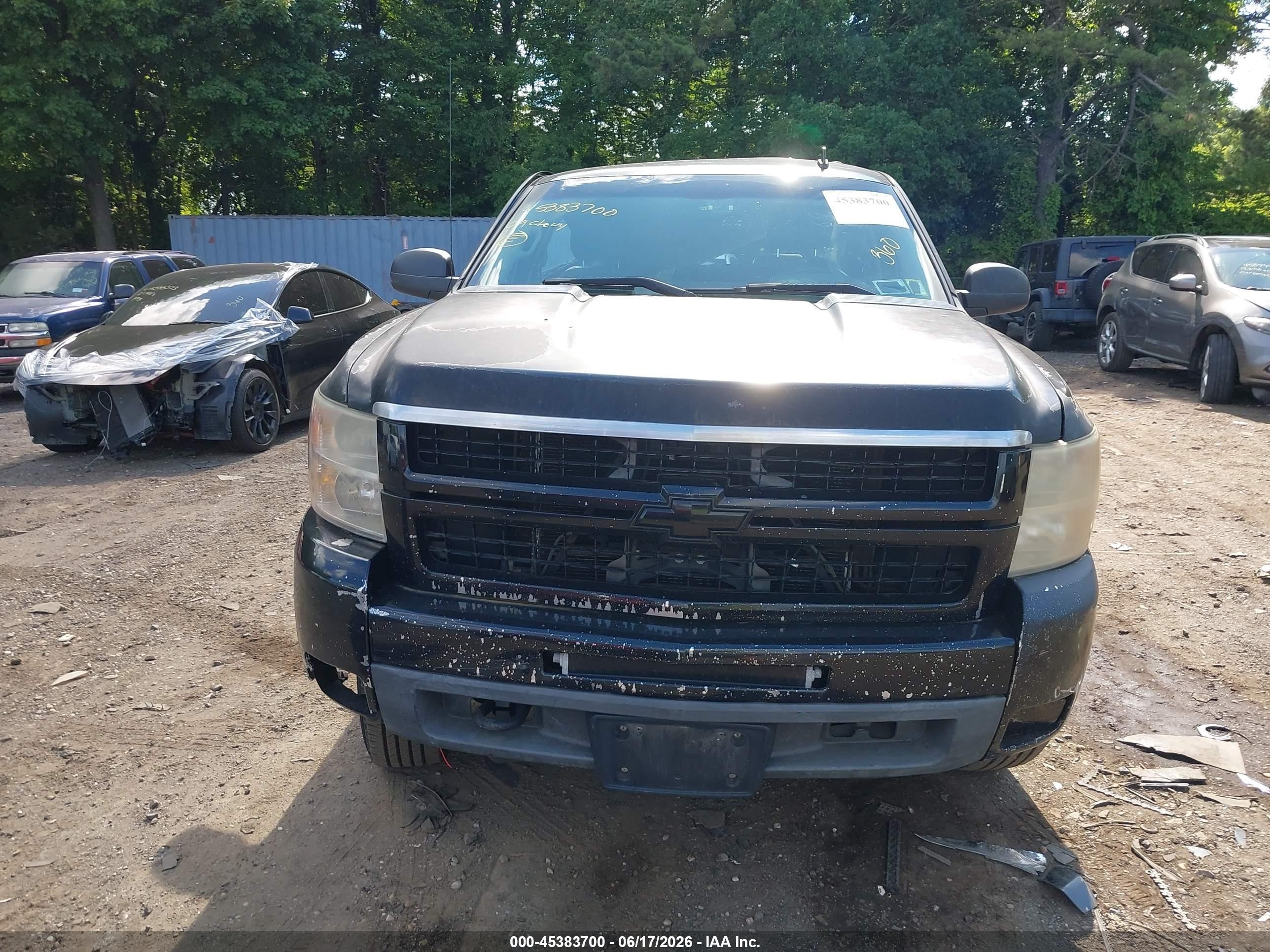 2009 Chevrolet Silverado 2500hd Lt Black vin: 1GCHK53K19F165931