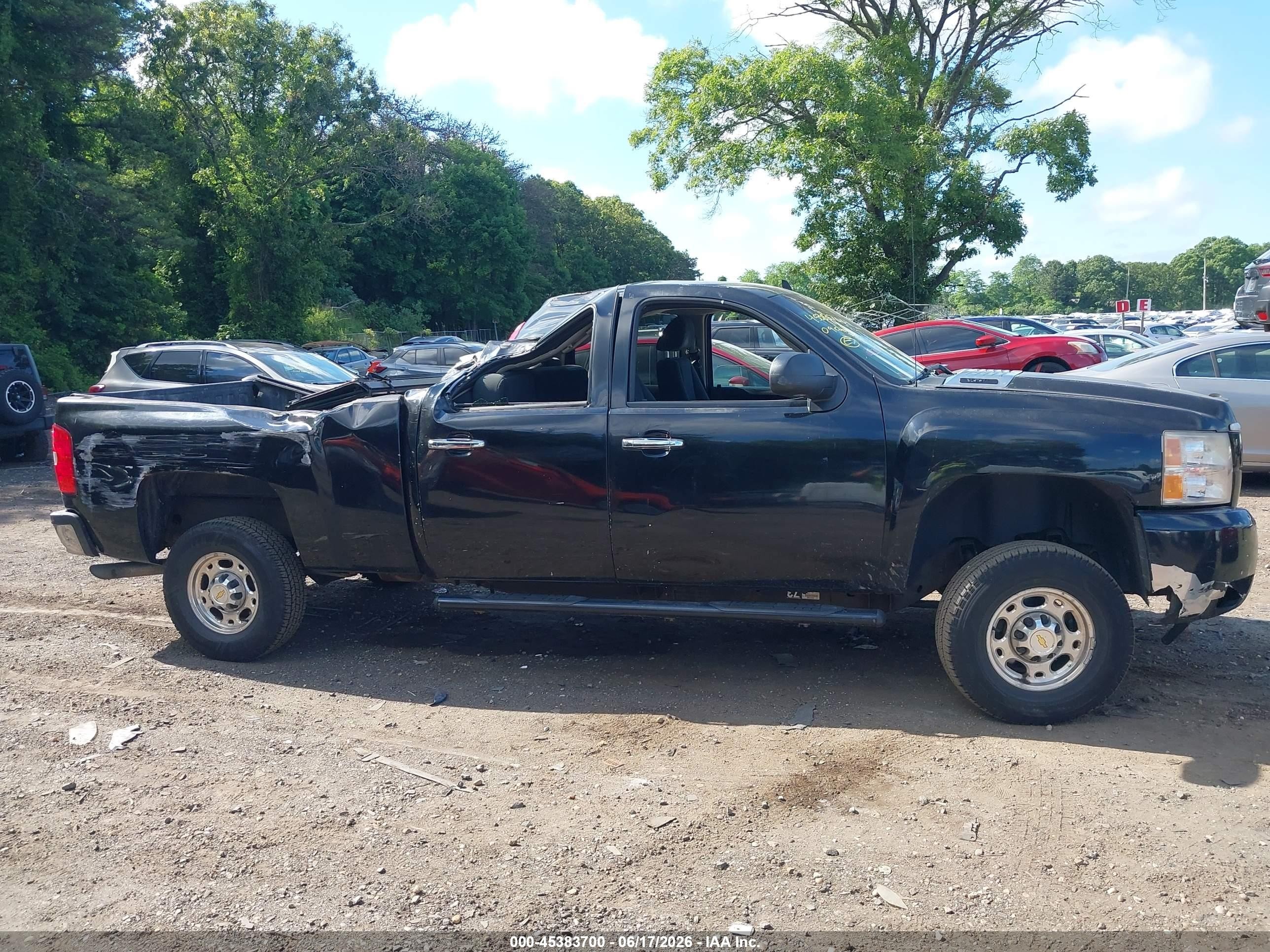 2009 Chevrolet Silverado 2500hd Lt Black vin: 1GCHK53K19F165931