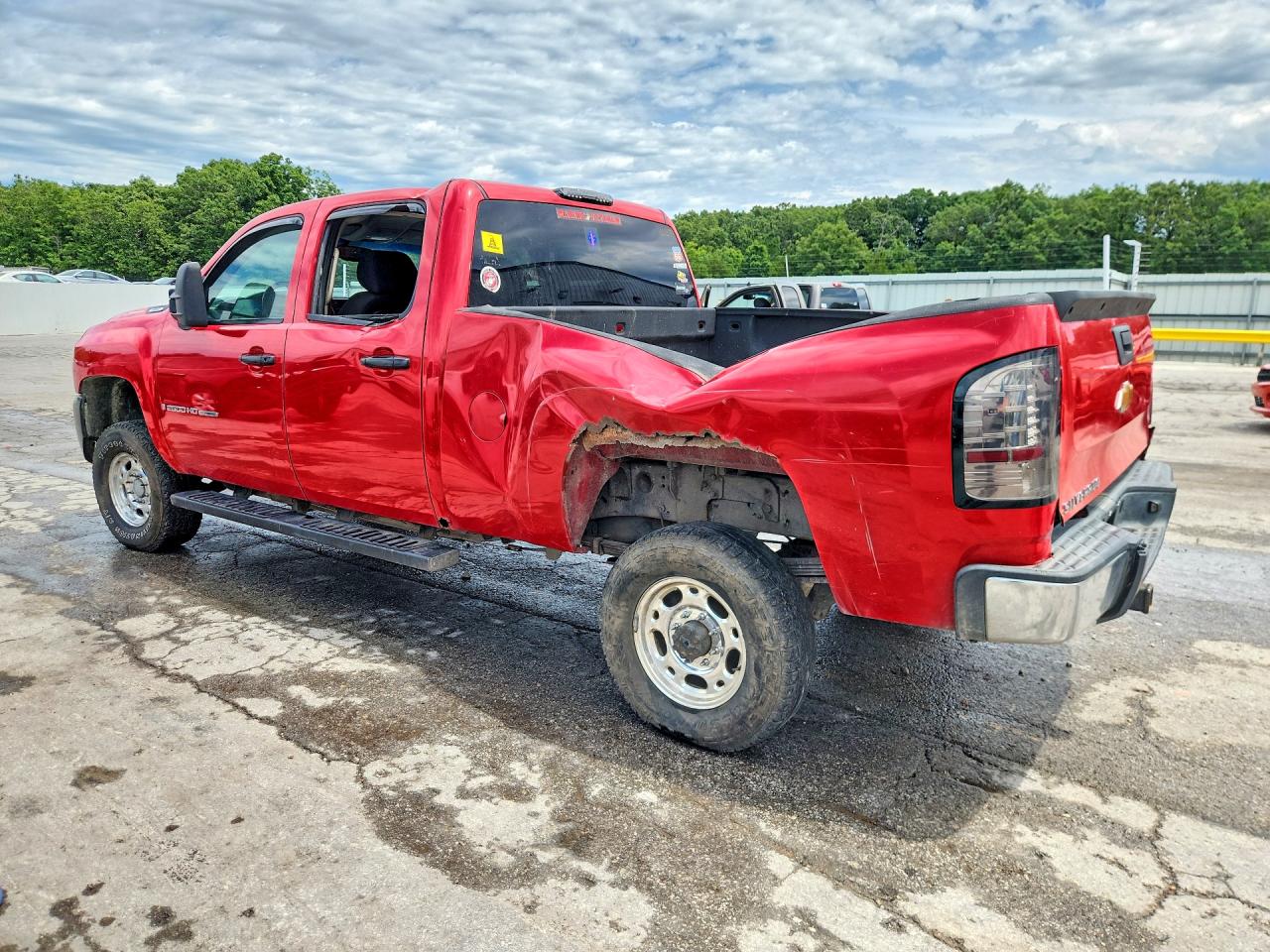 2009 Chevrolet Silverado K2500 Heavy Duty Lt Red vin: 1GCHK53K19F184950