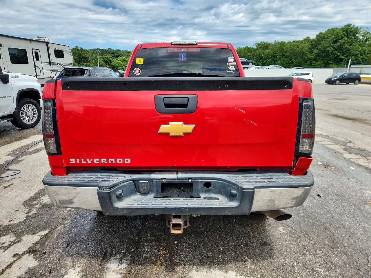 2009 Chevrolet Silverado K2500 Heavy Duty Lt Red vin: 1GCHK53K19F184950