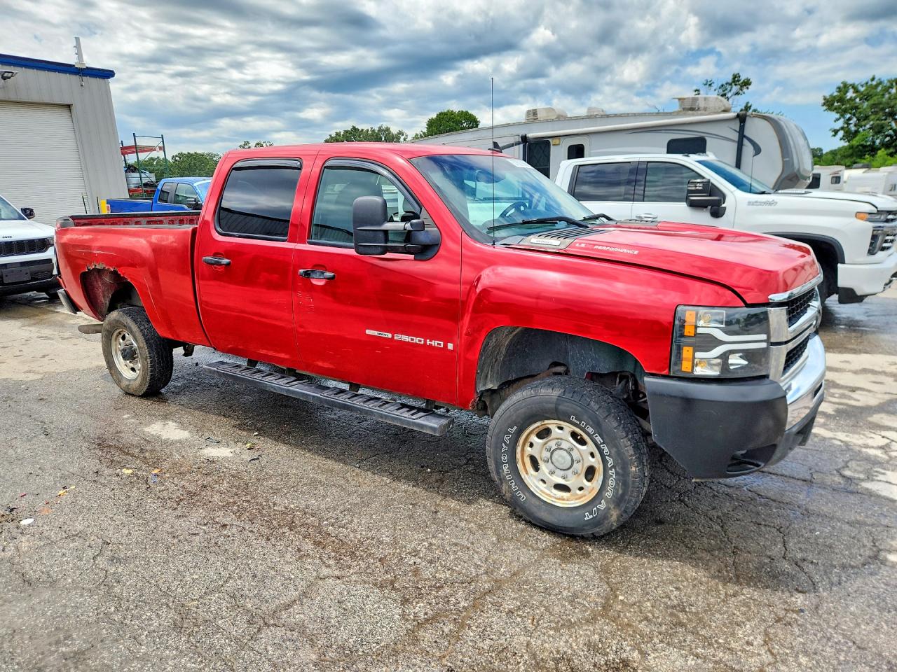 2009 Chevrolet Silverado K2500 Heavy Duty Lt Red vin: 1GCHK53K19F184950