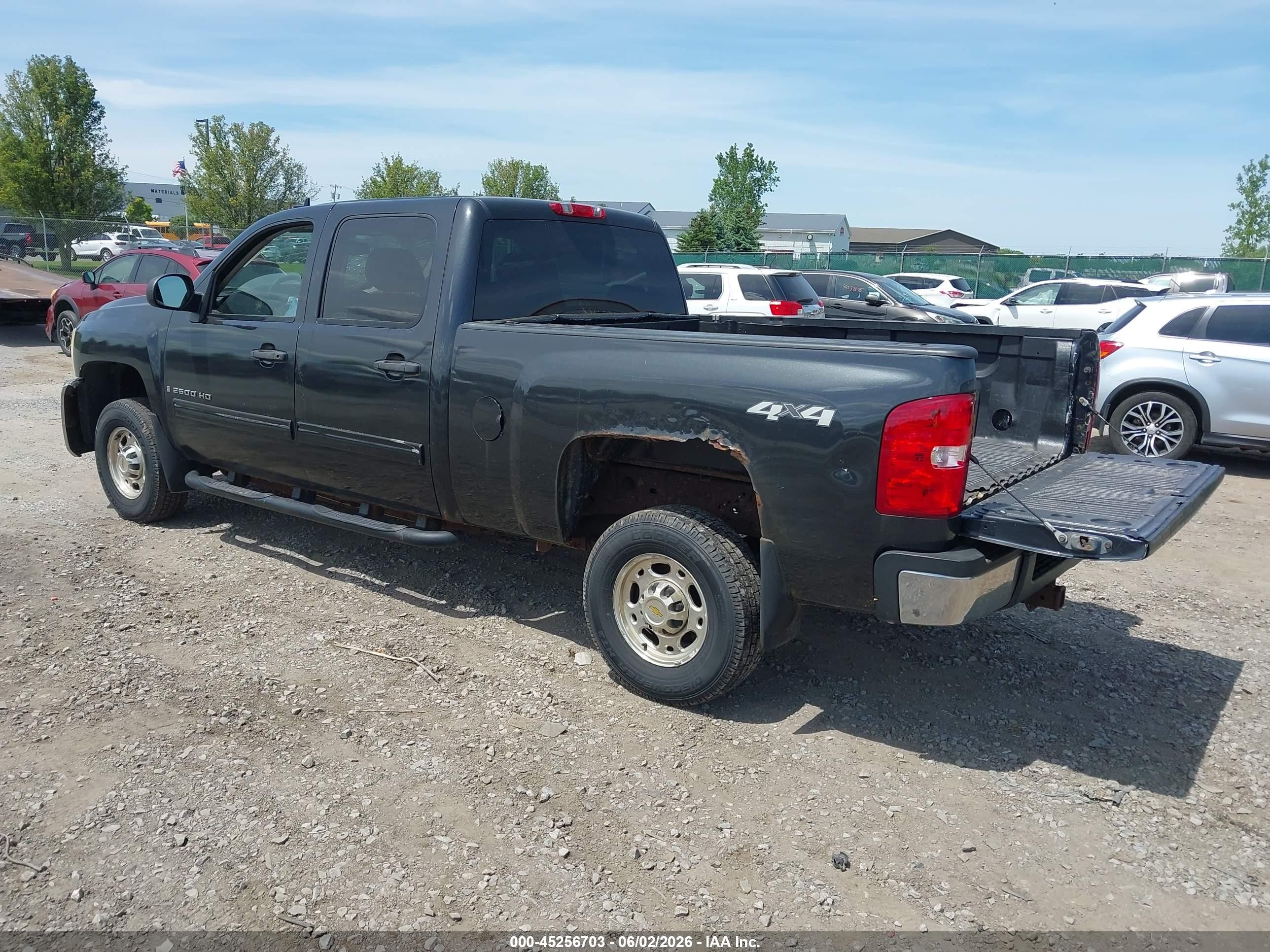 2009 Chevrolet Silverado 2500hd Lt Black vin: 1GCHK53K49F184246