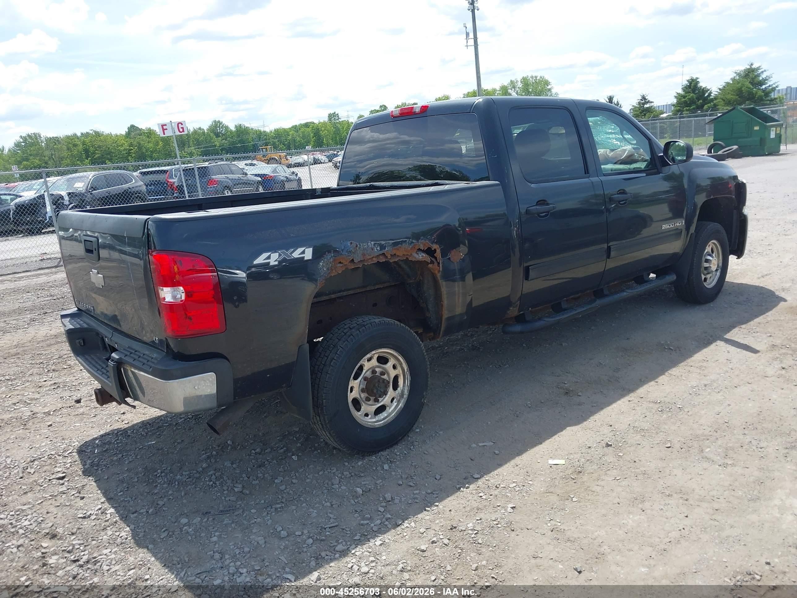 2009 Chevrolet Silverado 2500hd Lt Black vin: 1GCHK53K49F184246