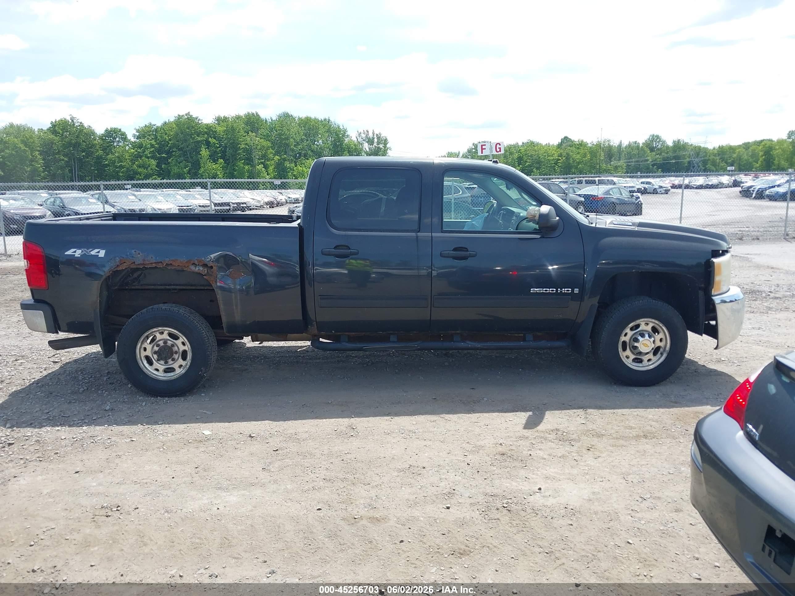 2009 Chevrolet Silverado 2500hd Lt Black vin: 1GCHK53K49F184246
