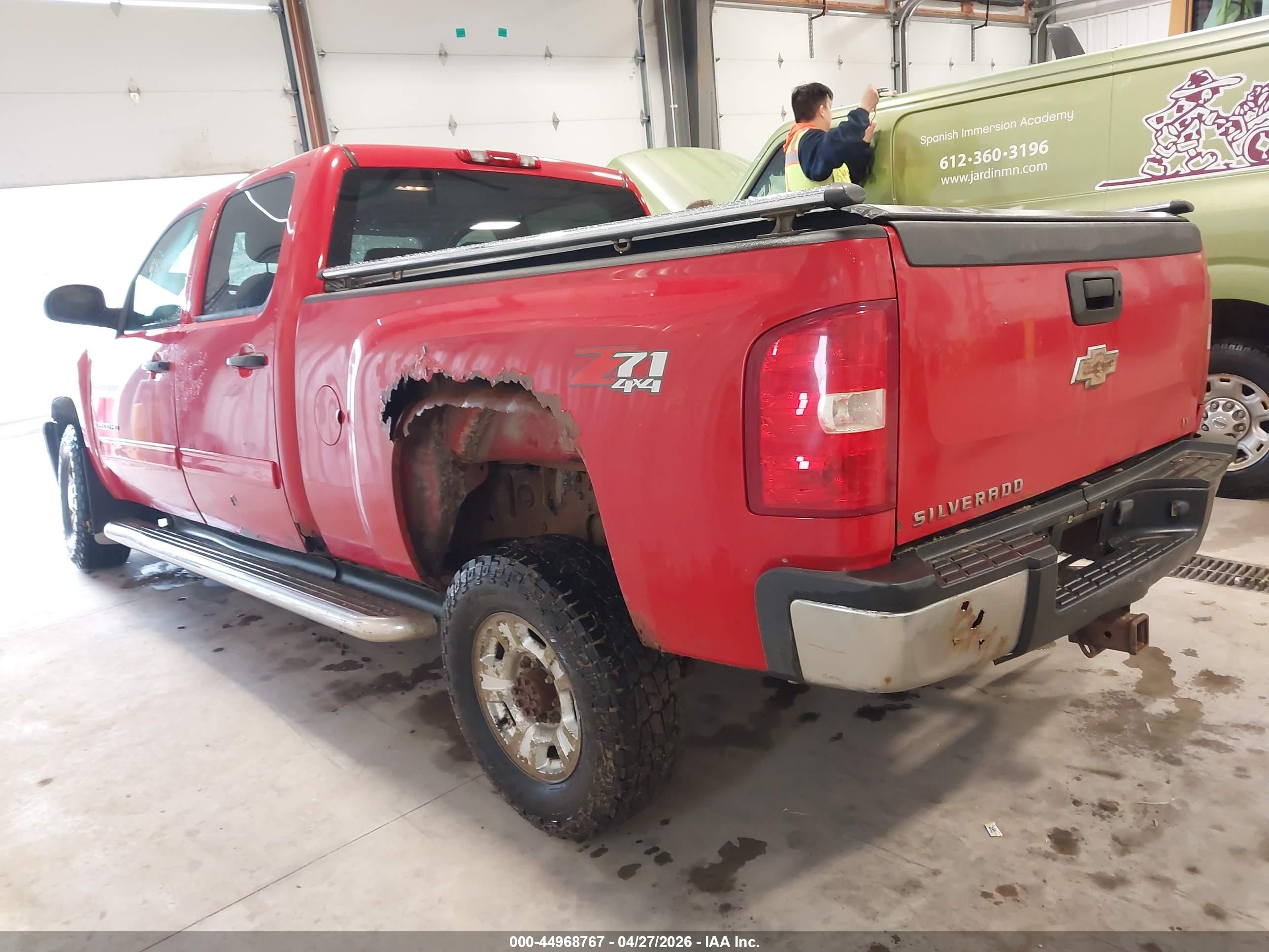 2009 Chevrolet Silverado 2500hd Lt Red vin: 1GCHK53K89F121845