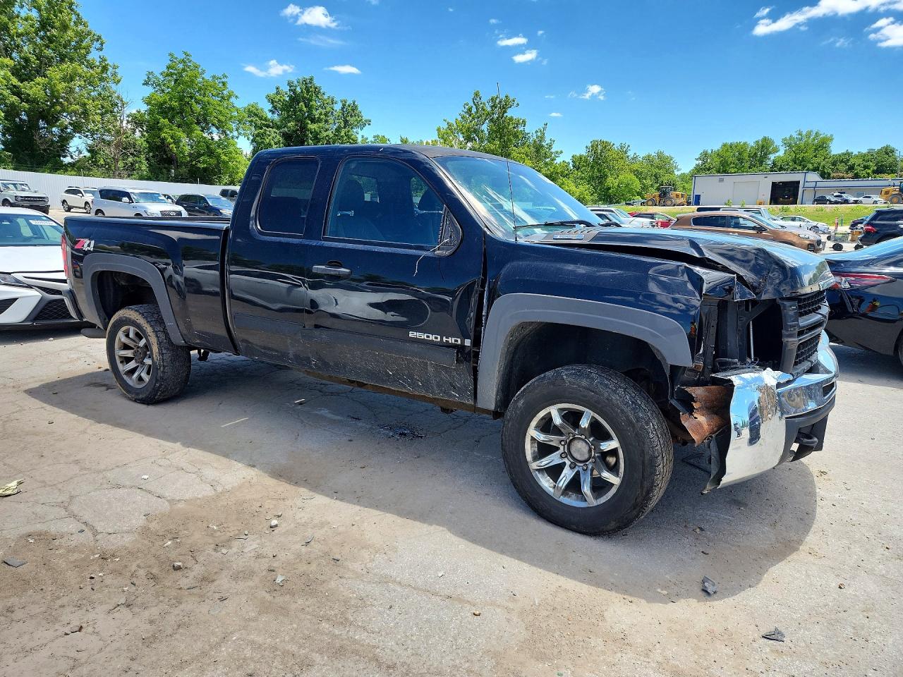2009 Chevrolet Silverado K2500 Heavy Duty Lt Black vin: 1GCHK59K49E149400