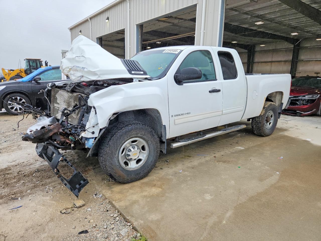 2009 Chevrolet Silverado K2500 Heavy Duty Lt White vin: 1GCHK59K59E138471