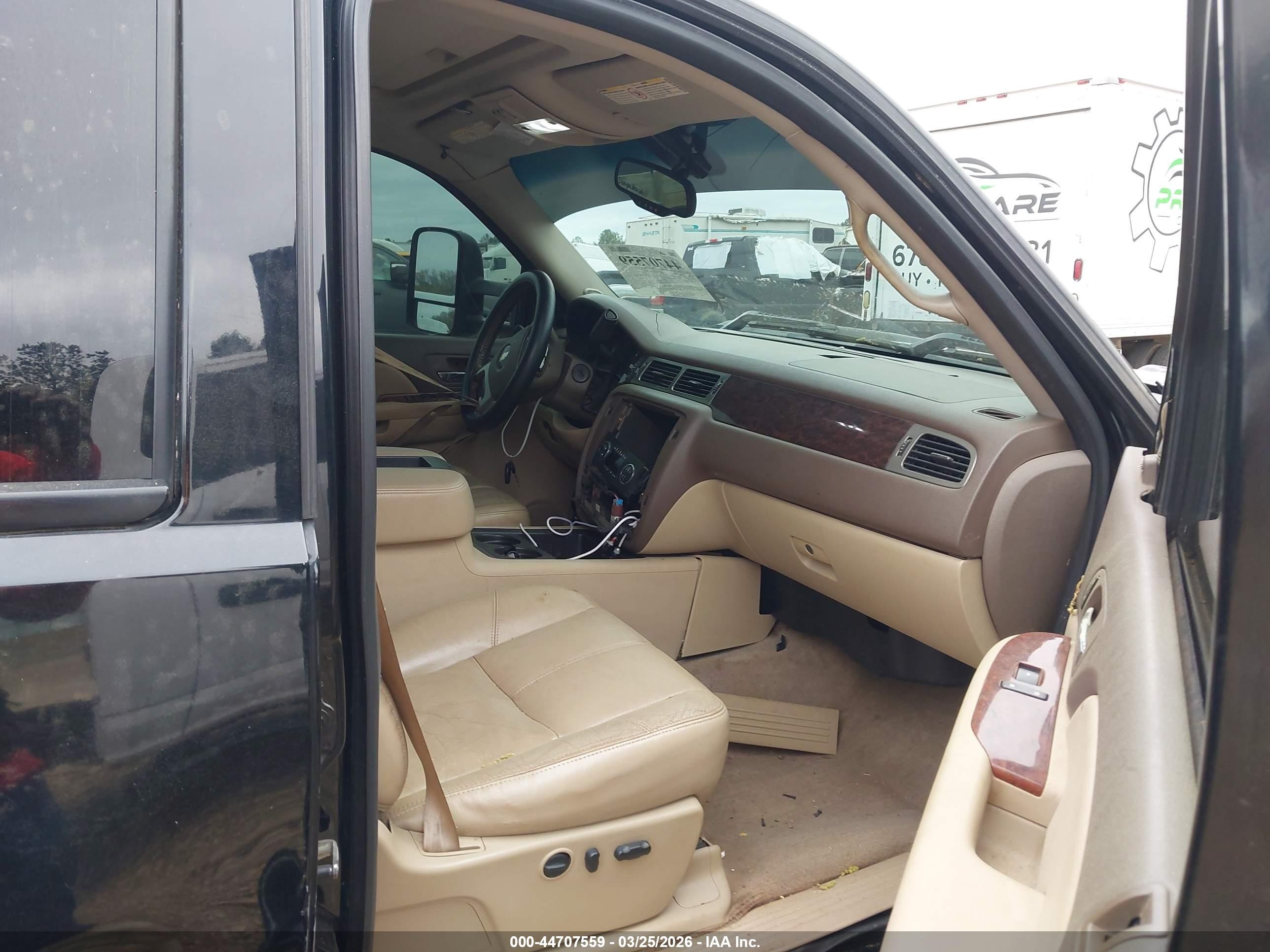2009 Chevrolet Silverado 2500hd Ltz Black vin: 1GCHK63629F151657
