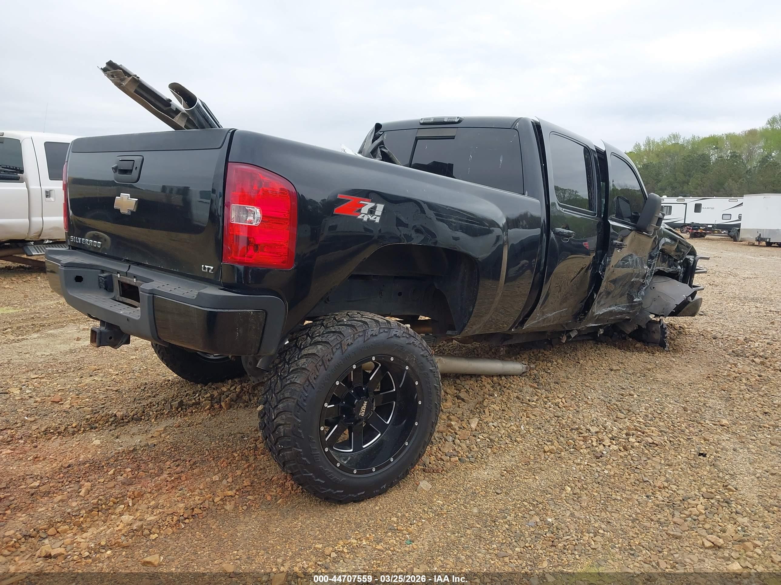 2009 Chevrolet Silverado 2500hd Ltz Black vin: 1GCHK63629F151657
