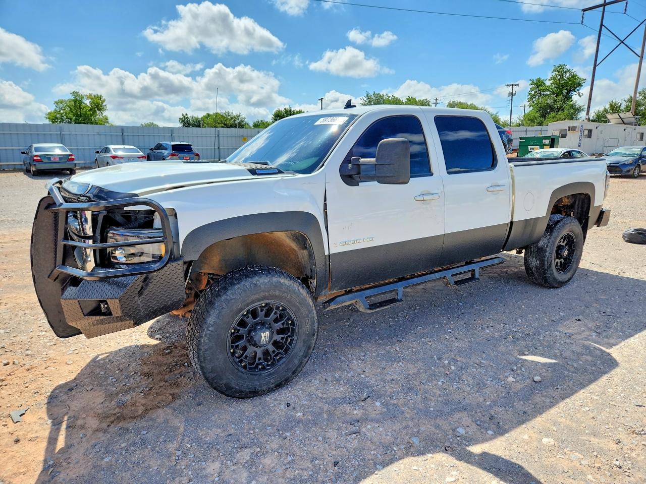 2009 Chevrolet Silverado K2500 Heavy Duty Ltz White vin: 1GCHK63649F163874