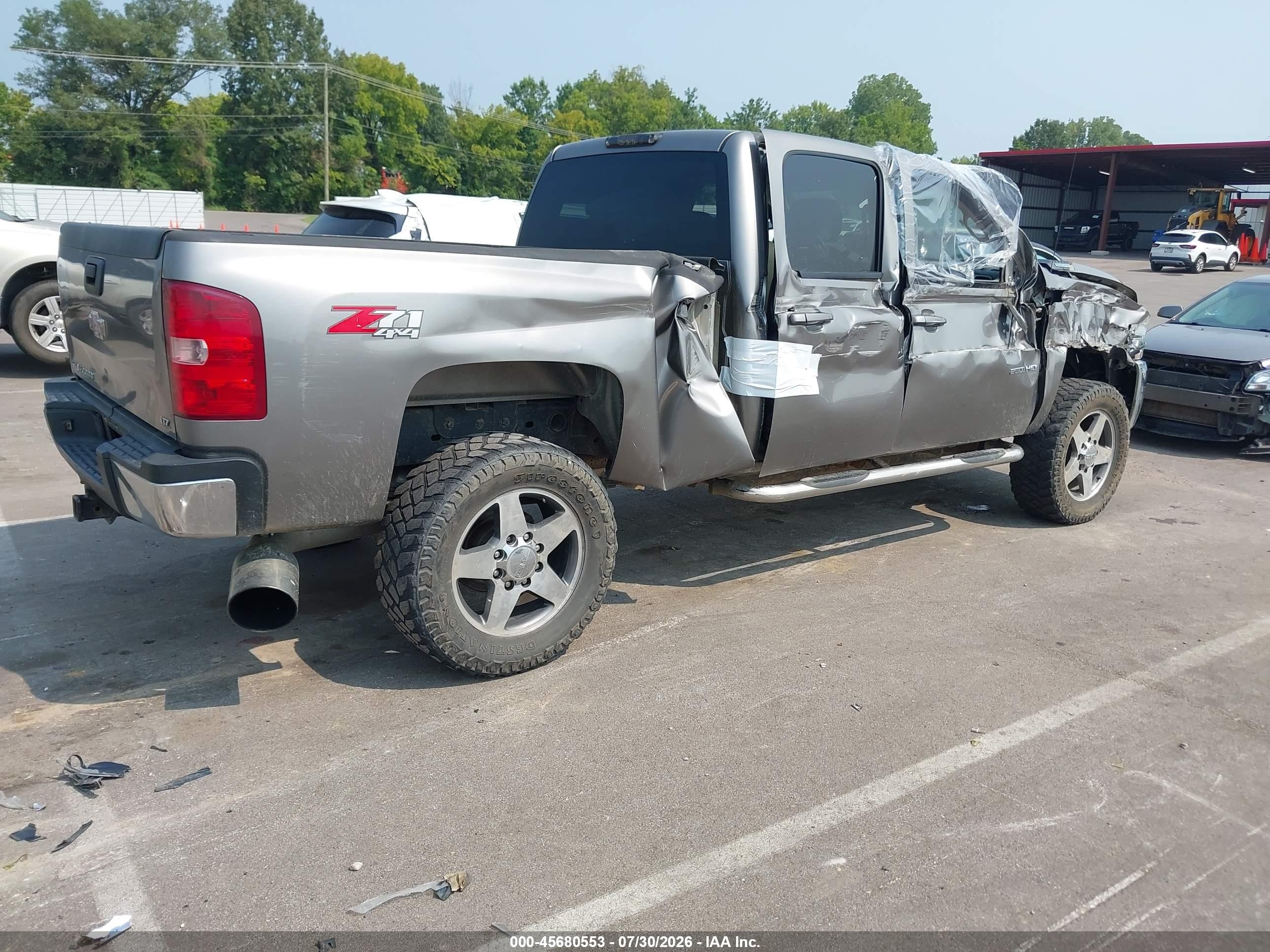 2009 Chevrolet Silverado 2500hd Ltz Brown vin: 1GCHK63659F164998
