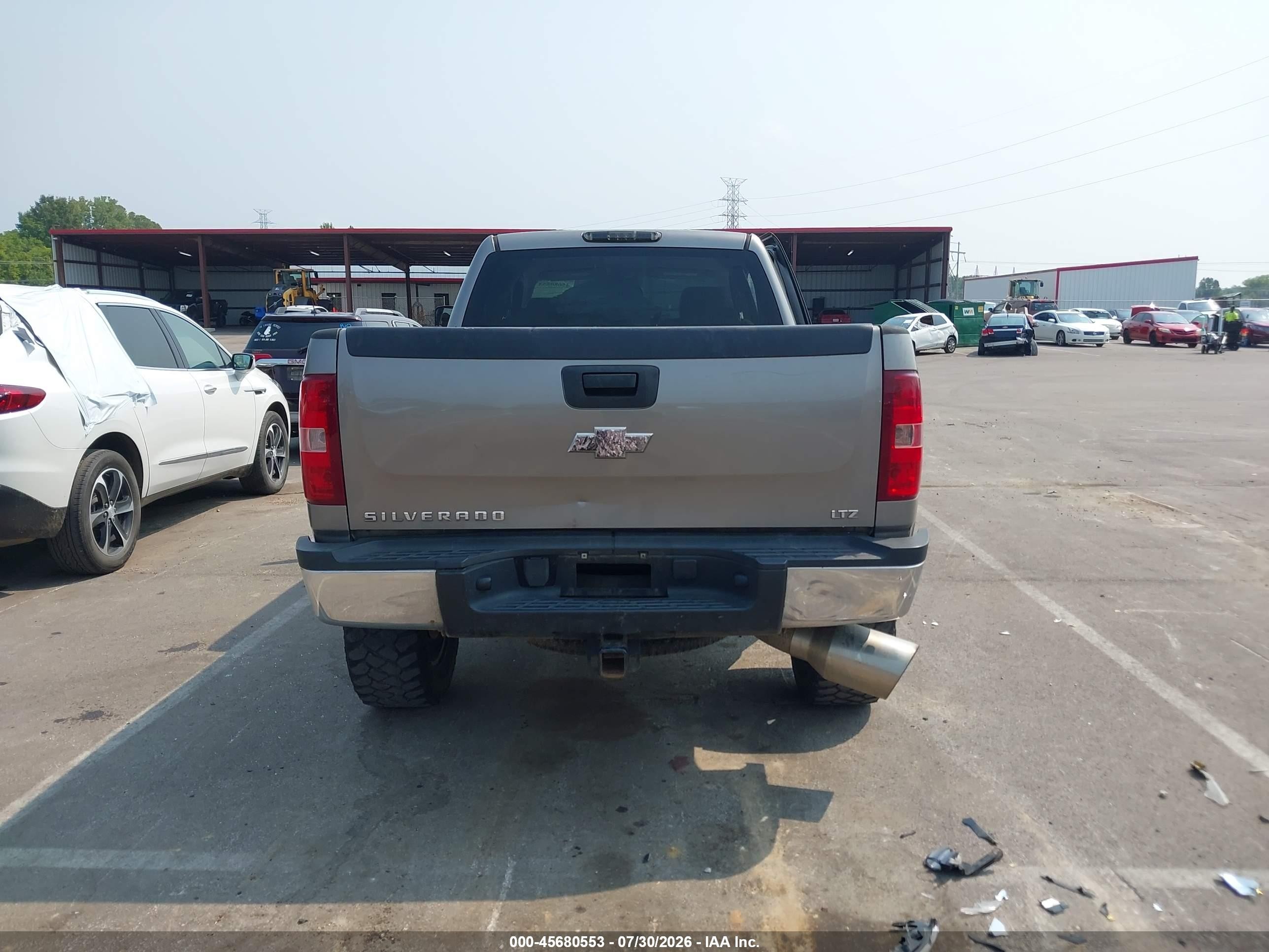 2009 Chevrolet Silverado 2500hd Ltz Brown vin: 1GCHK63659F164998