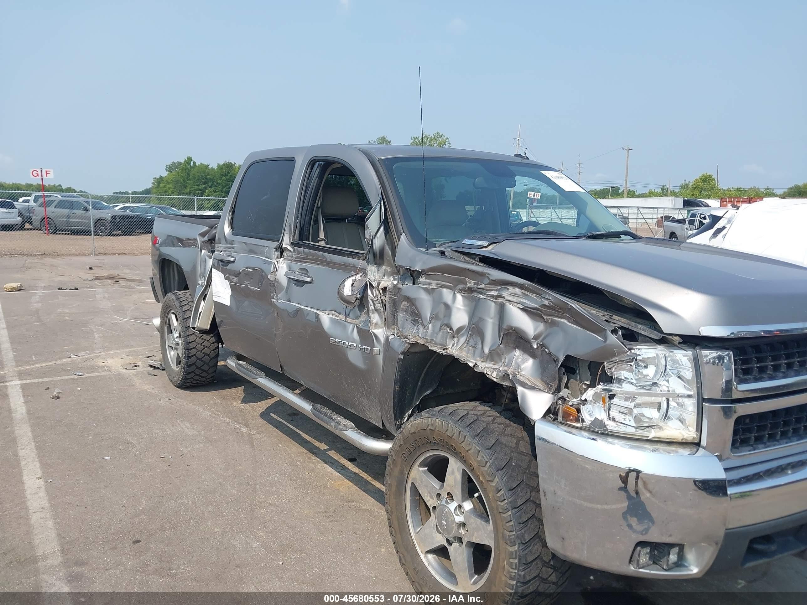 2009 Chevrolet Silverado 2500hd Ltz Brown vin: 1GCHK63659F164998