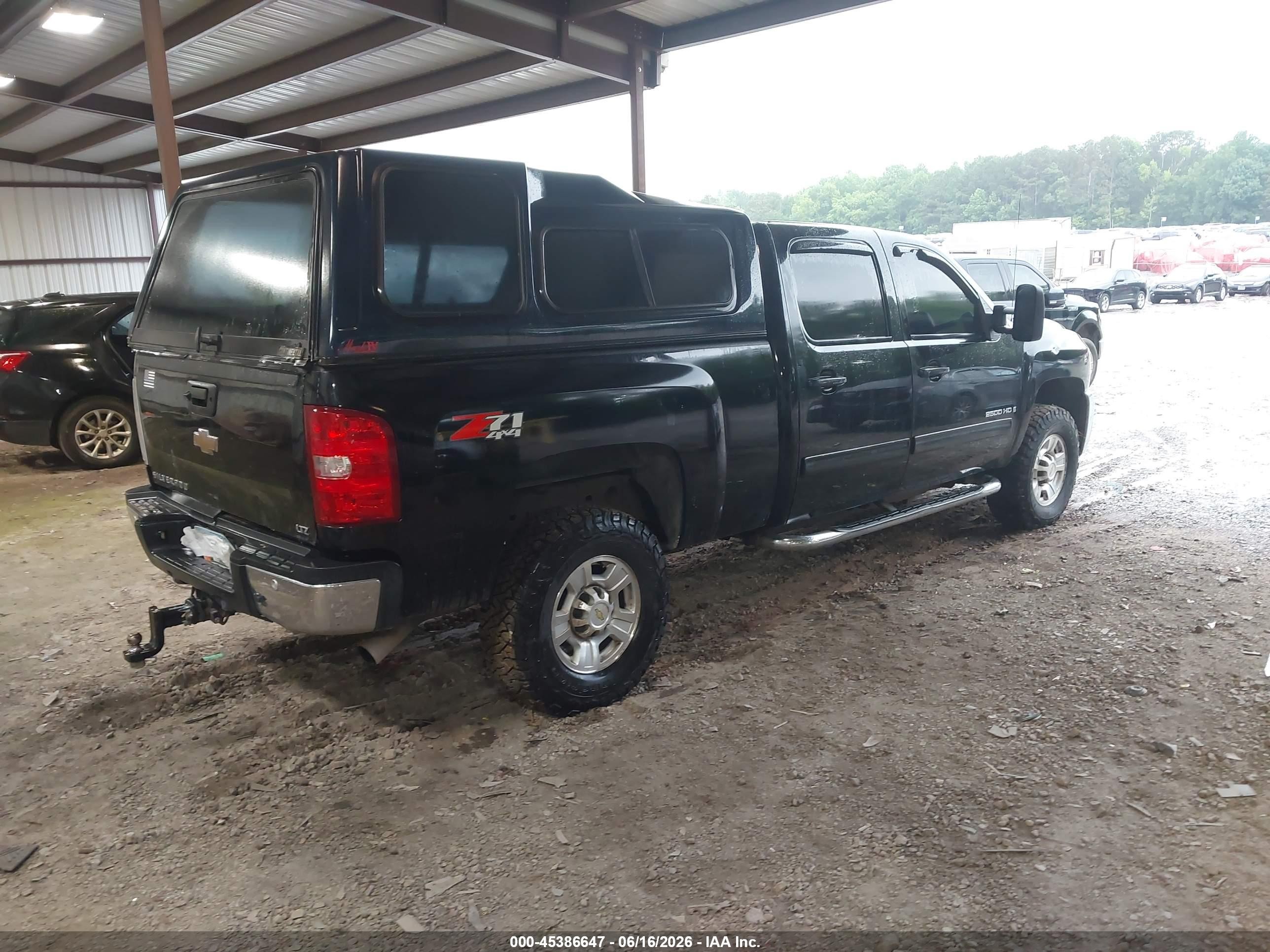 2009 Chevrolet Silverado 2500hd Ltz Black vin: 1GCHK63K59F152993