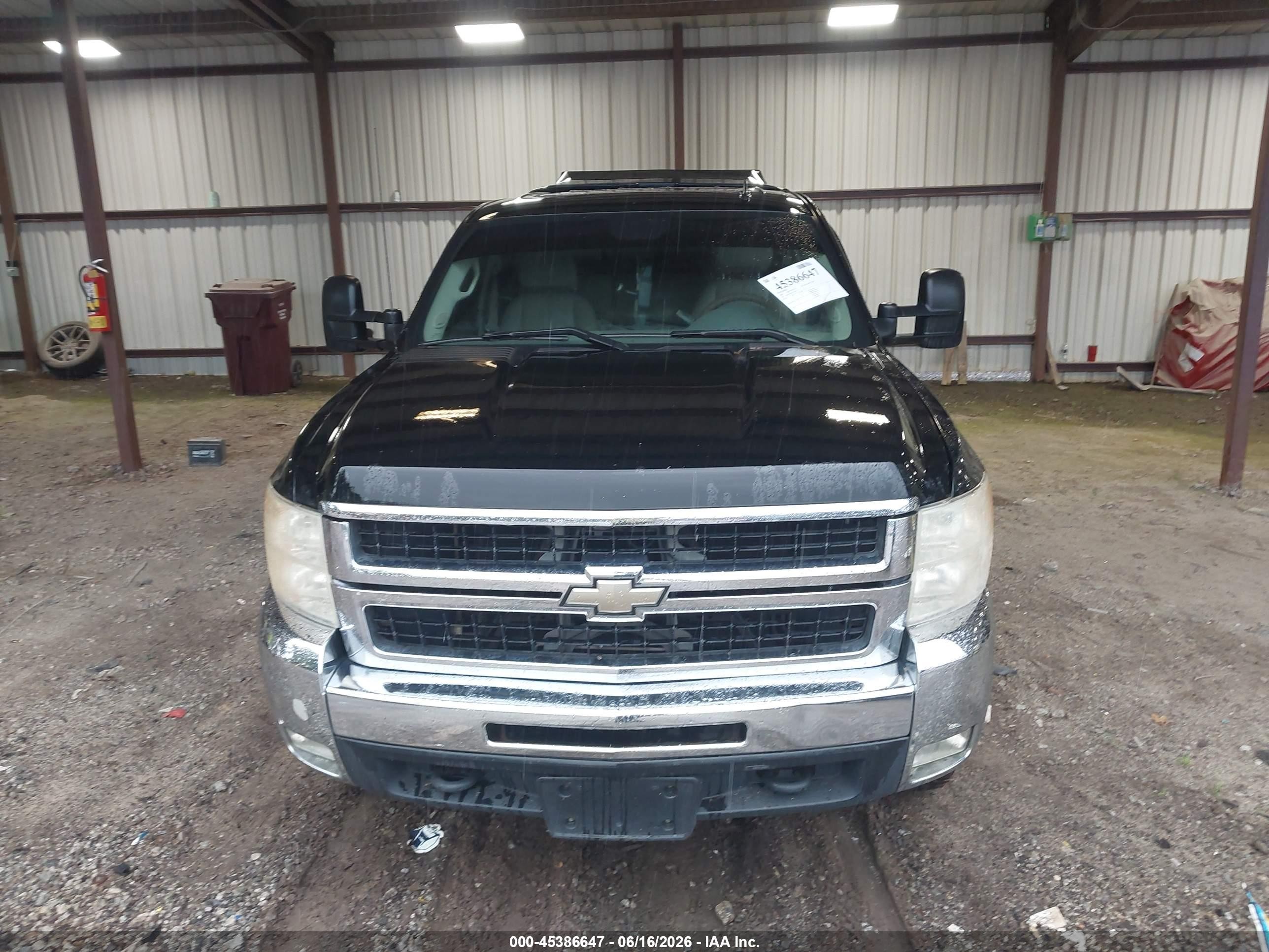 2009 Chevrolet Silverado 2500hd Ltz Black vin: 1GCHK63K59F152993