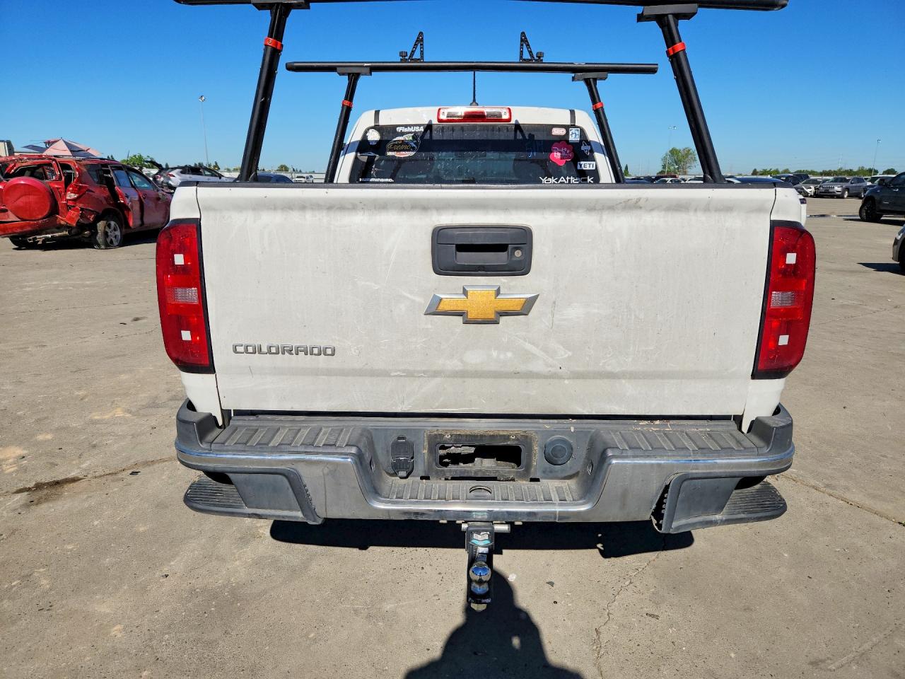 2015 Chevrolet Colorado White vin: 1GCHS1EA2F1234521