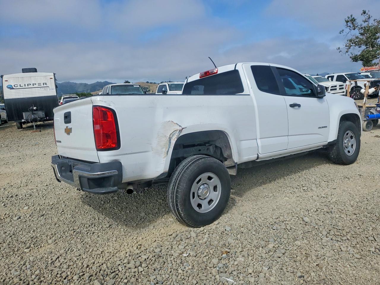 2015 Chevrolet Colorado White vin: 1GCHS1EA9F1173586