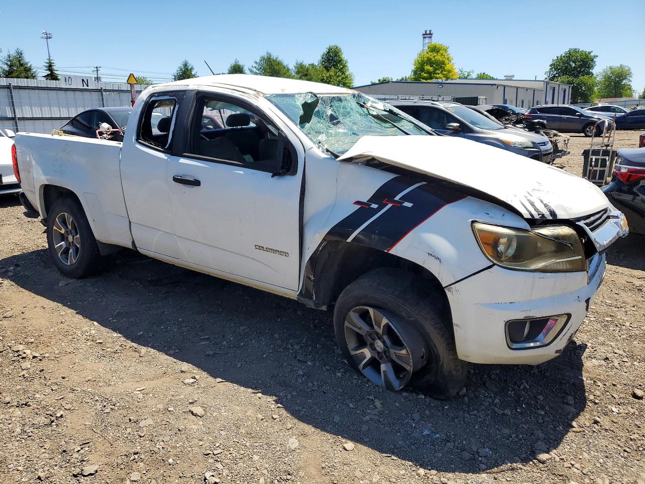 2015 Chevrolet Colorado White vin: 1GCHSAE32F1212214