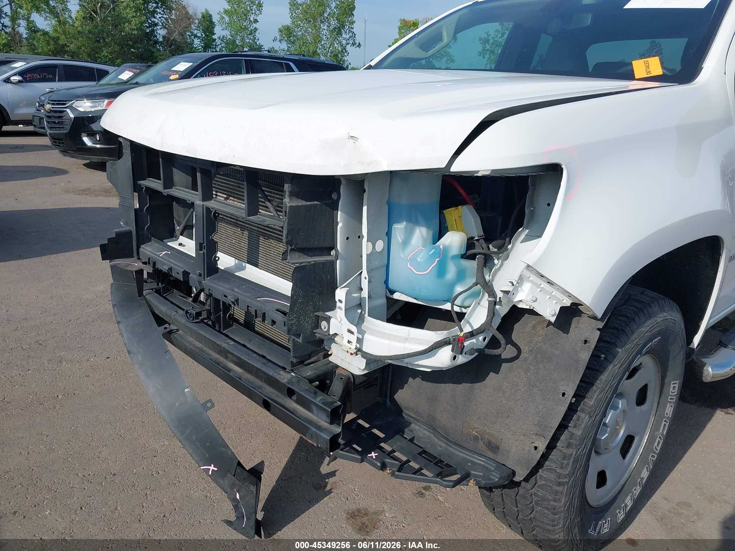 2015 Chevrolet Colorado 2wd Wt White vin: 1GCHSAEA0F1150844
