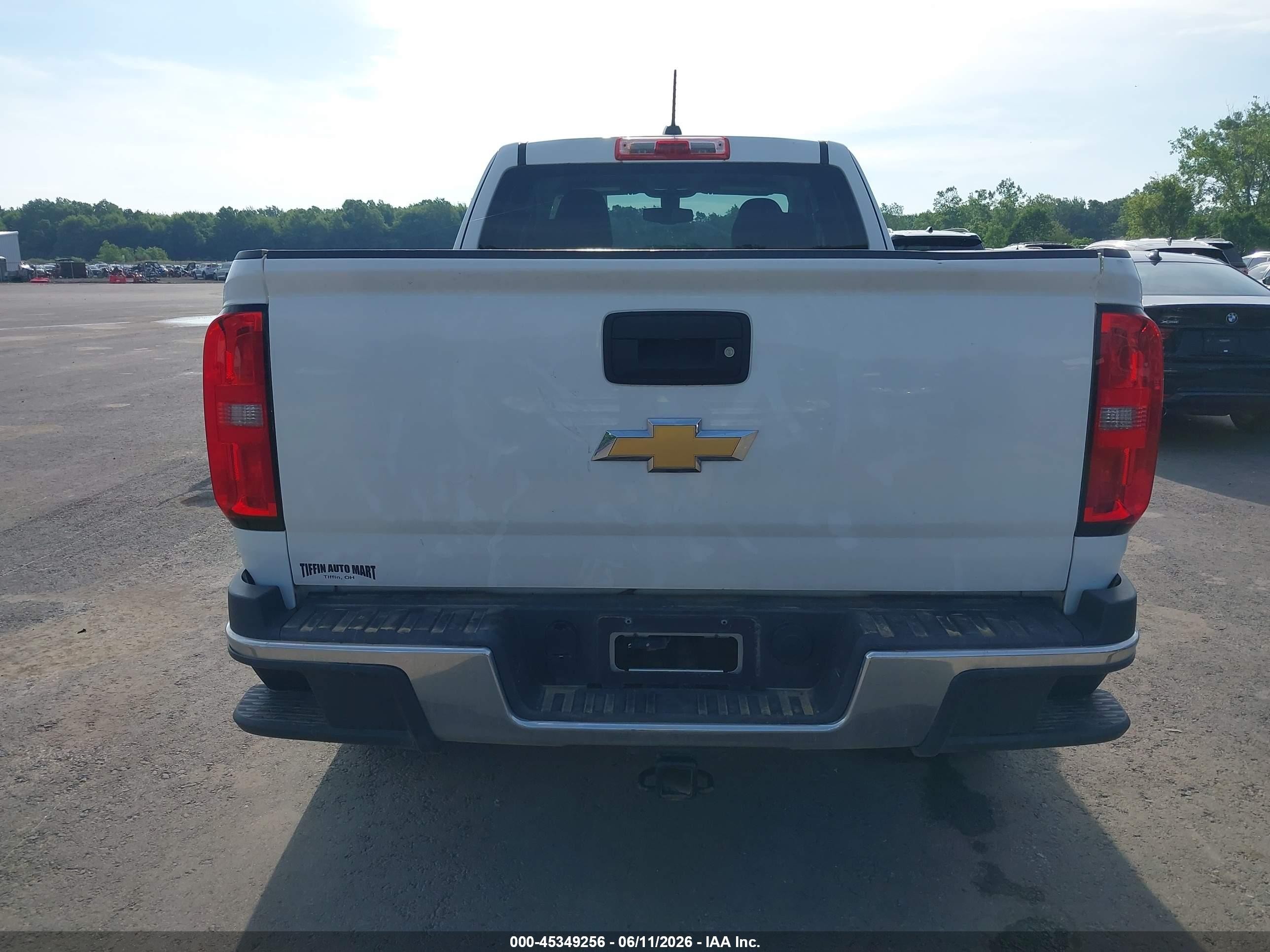 2015 Chevrolet Colorado 2wd Wt White vin: 1GCHSAEA0F1150844