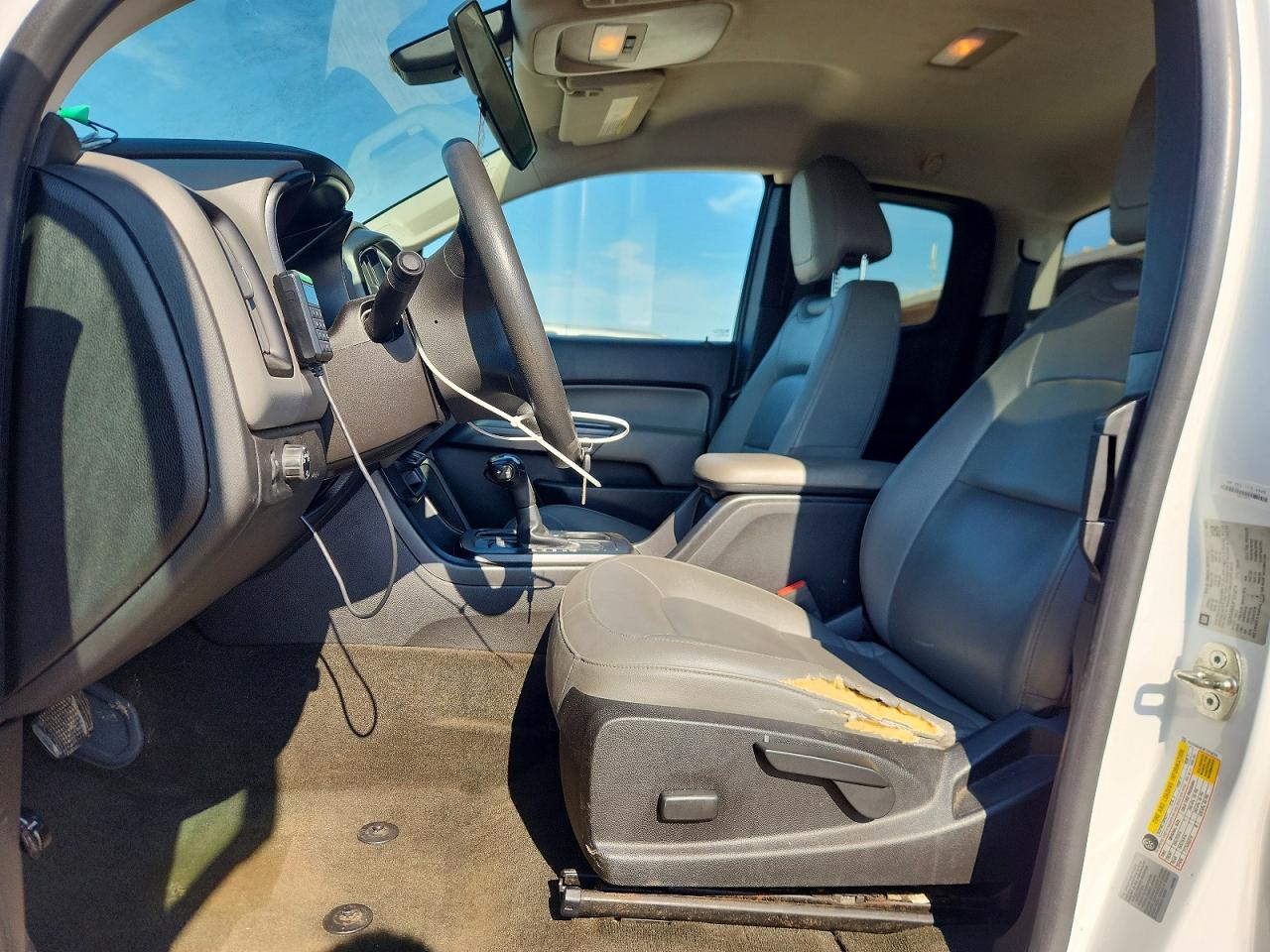 2015 Chevrolet Colorado White vin: 1GCHSAEA3F1214214