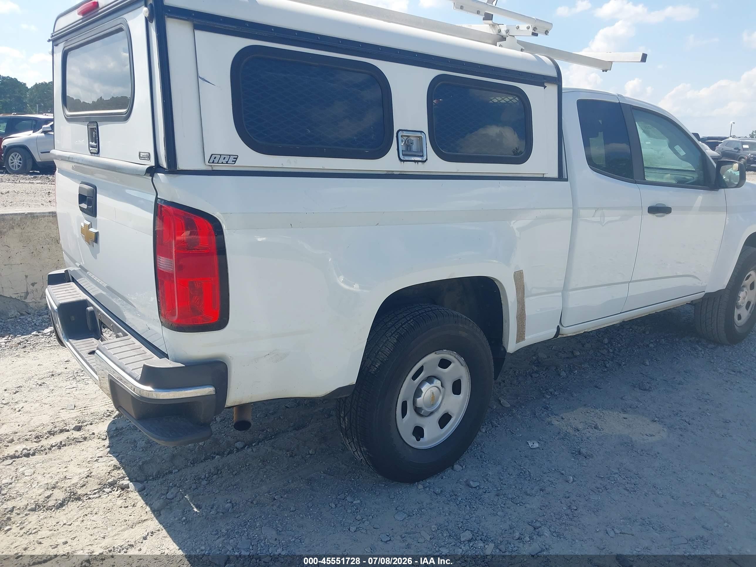 2015 Chevrolet Colorado 2wd Wt White vin: 1GCHSAEA6F1142165