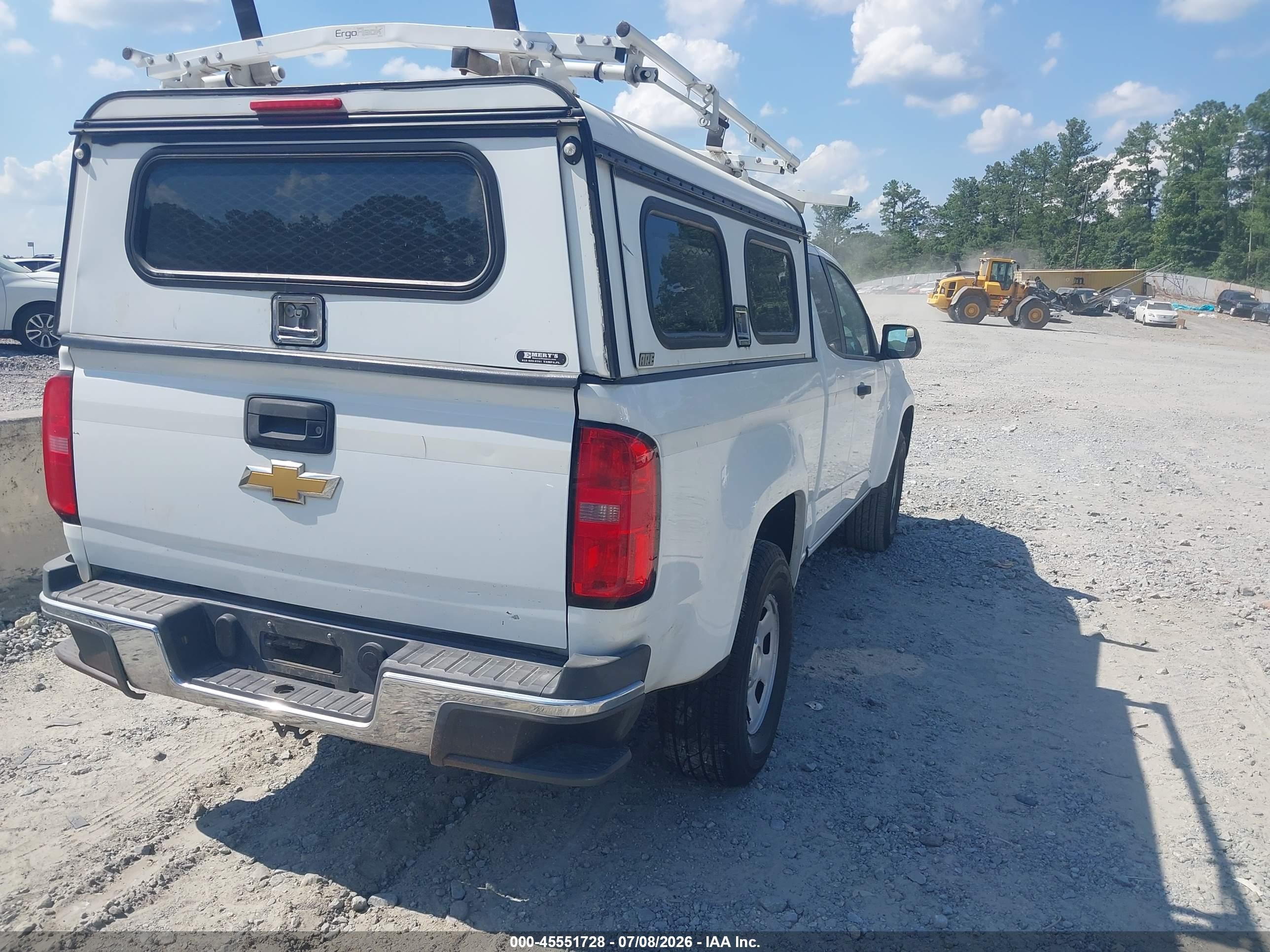 2015 Chevrolet Colorado 2wd Wt White vin: 1GCHSAEA6F1142165