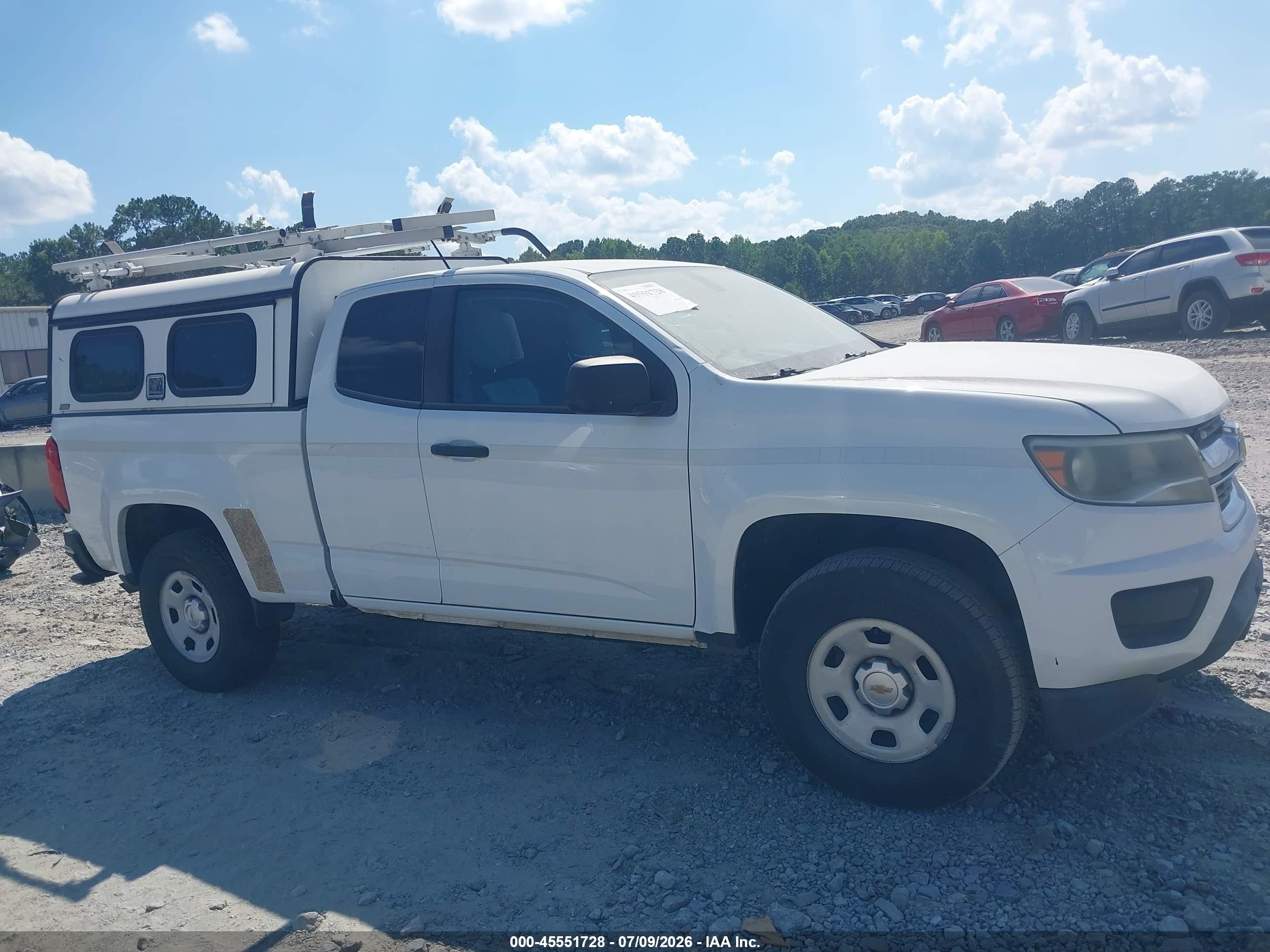 2015 Chevrolet Colorado 2wd Wt White vin: 1GCHSAEA6F1142165