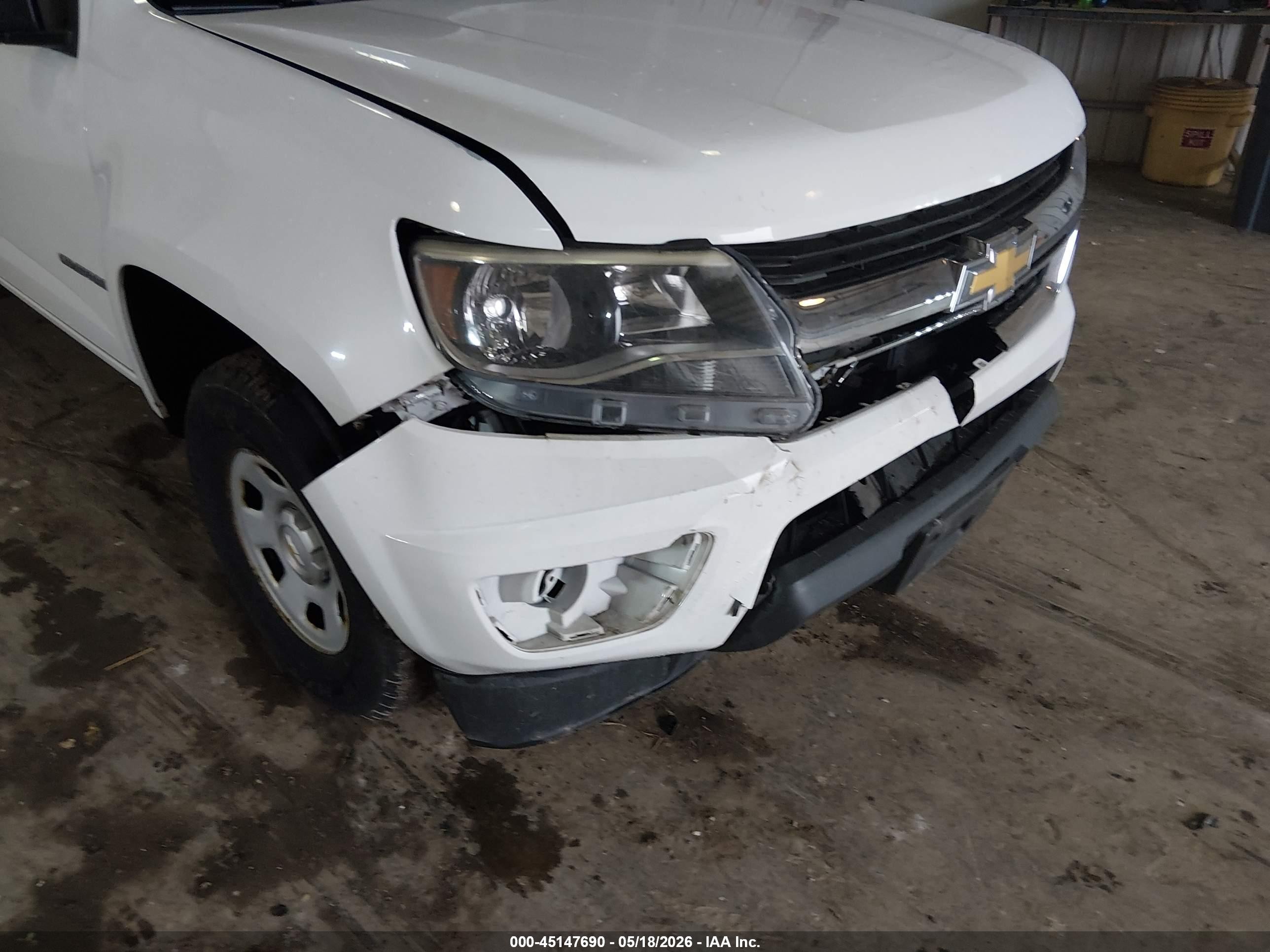 2015 Chevrolet Colorado Wt Белый vin: 1GCHSAEA6F1174775