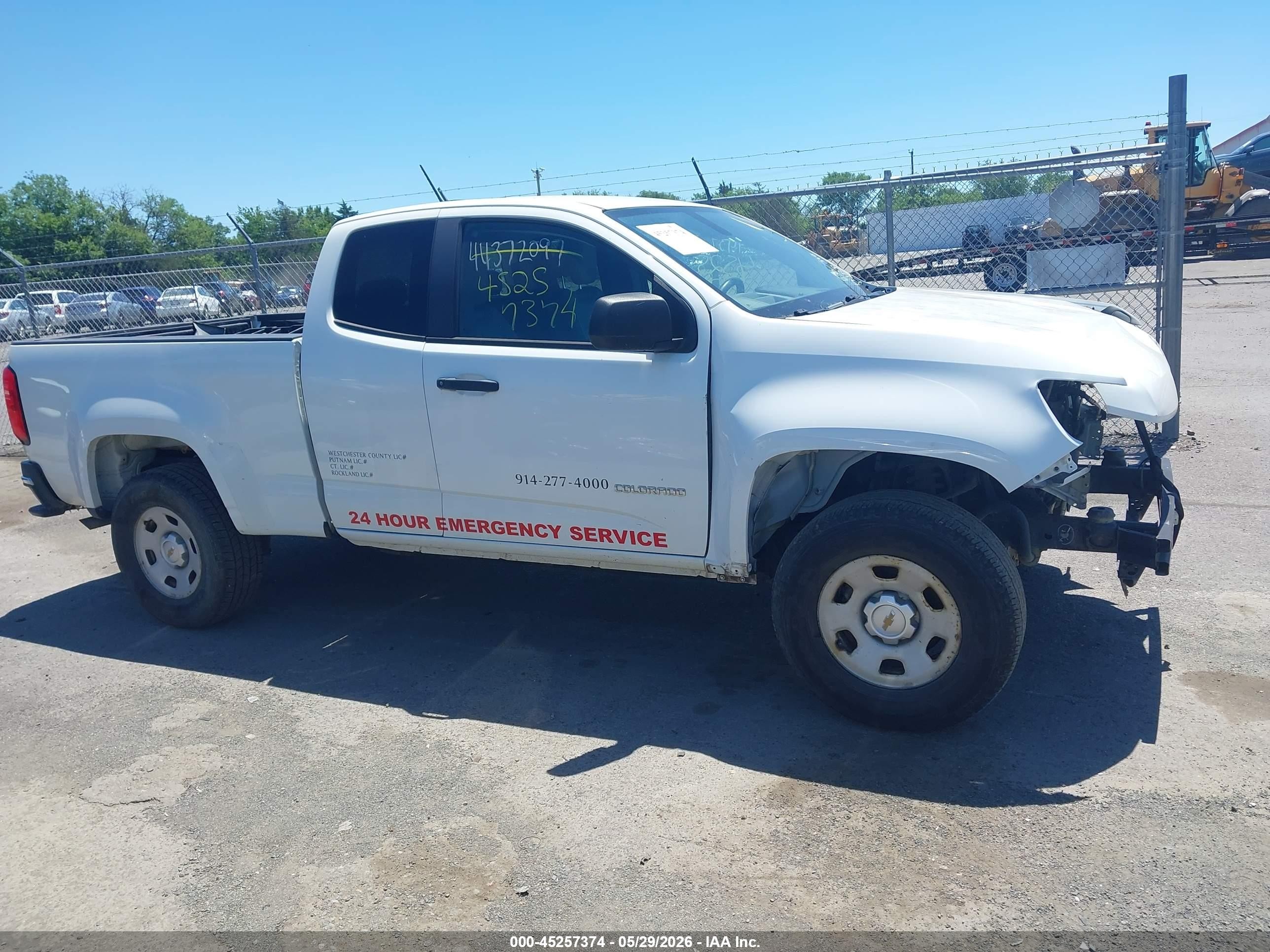 2015 Chevrolet Colorado Wt Белый vin: 1GCHSAEA7F1183808