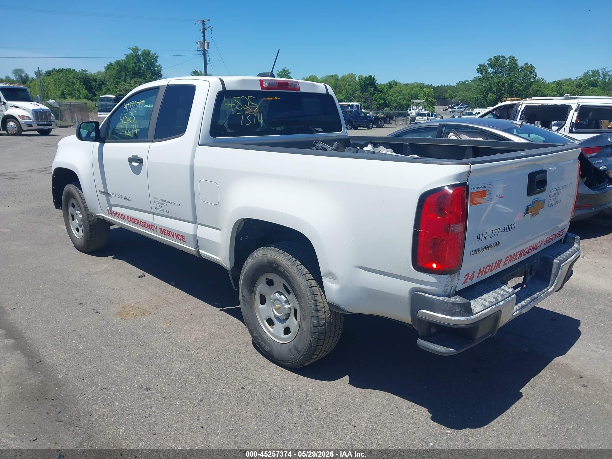 2015 Chevrolet Colorado Wt Белый vin: 1GCHSAEA7F1183808