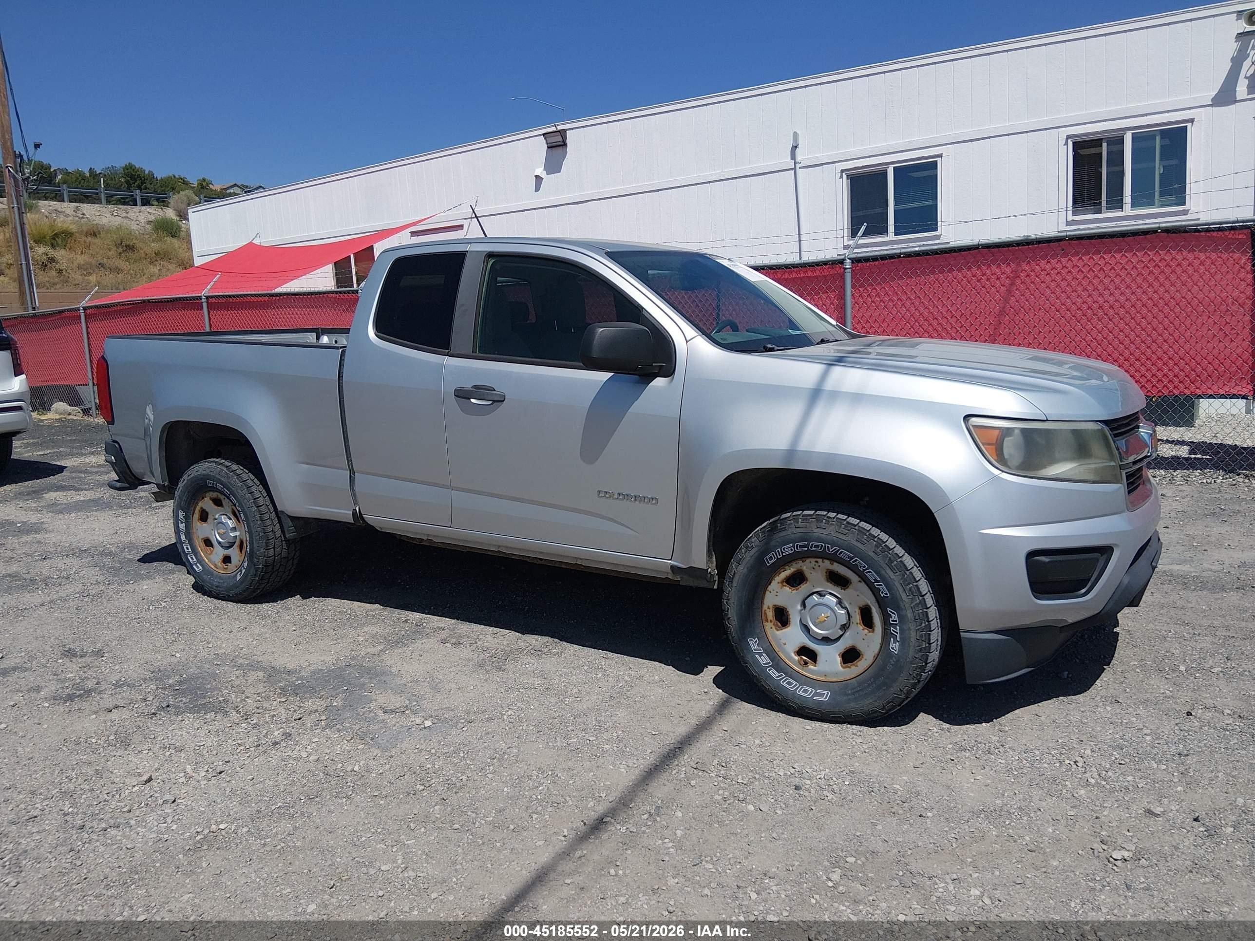 2015 Chevrolet Colorado Wt Серебряный vin: 1GCHSAEA7F1232263
