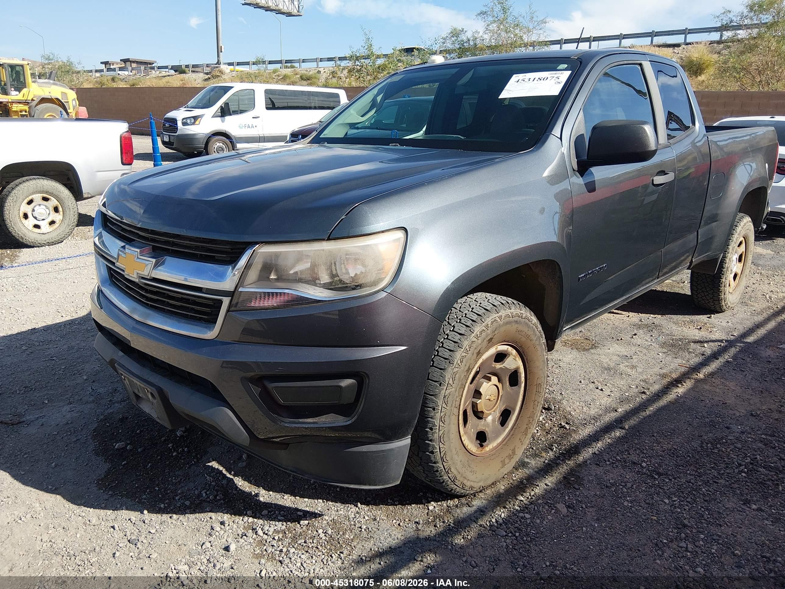 2015 Chevrolet Colorado Wt Gray vin: 1GCHSAEA7F1232327