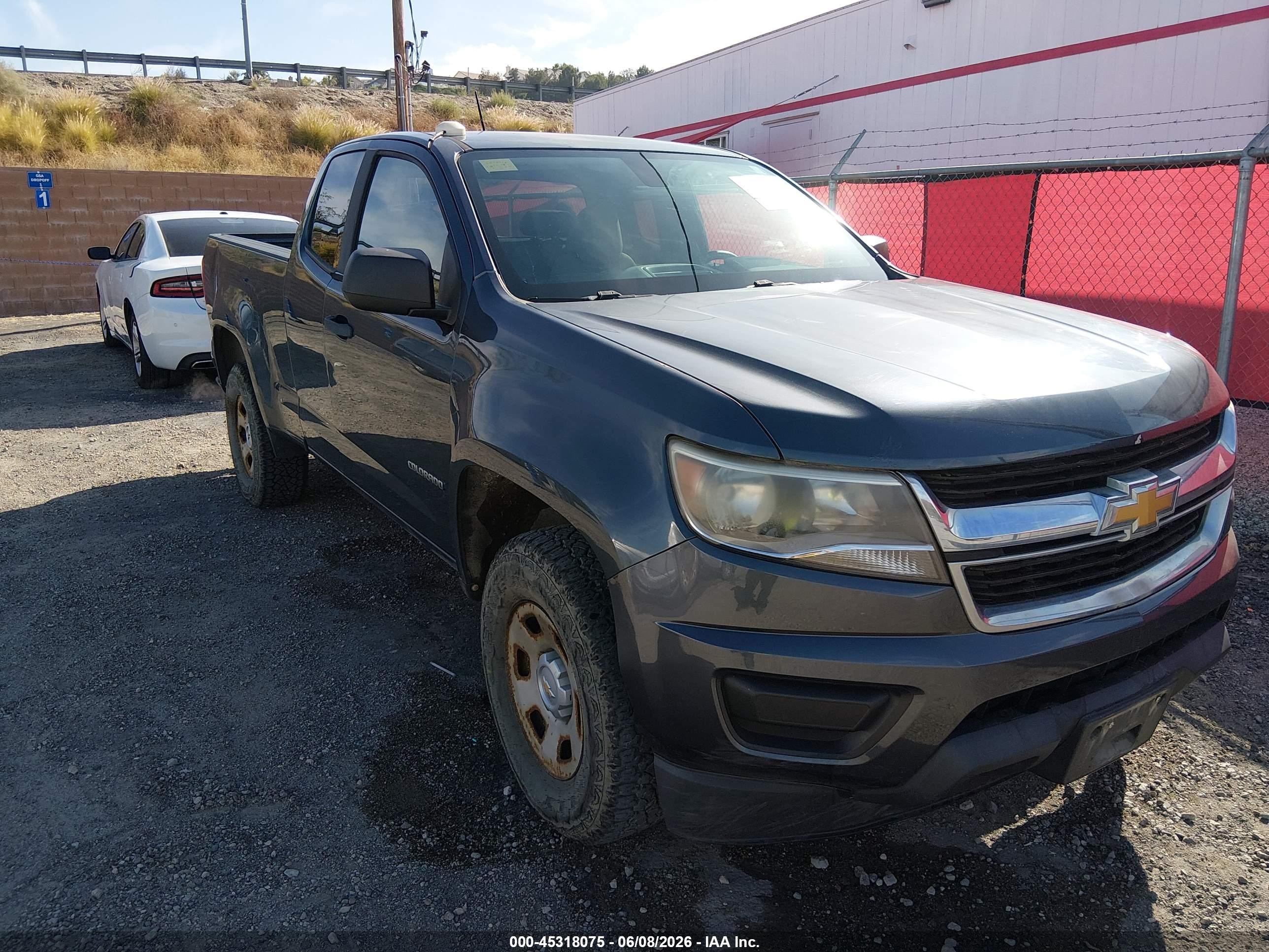 2015 Chevrolet Colorado Wt Gray vin: 1GCHSAEA7F1232327