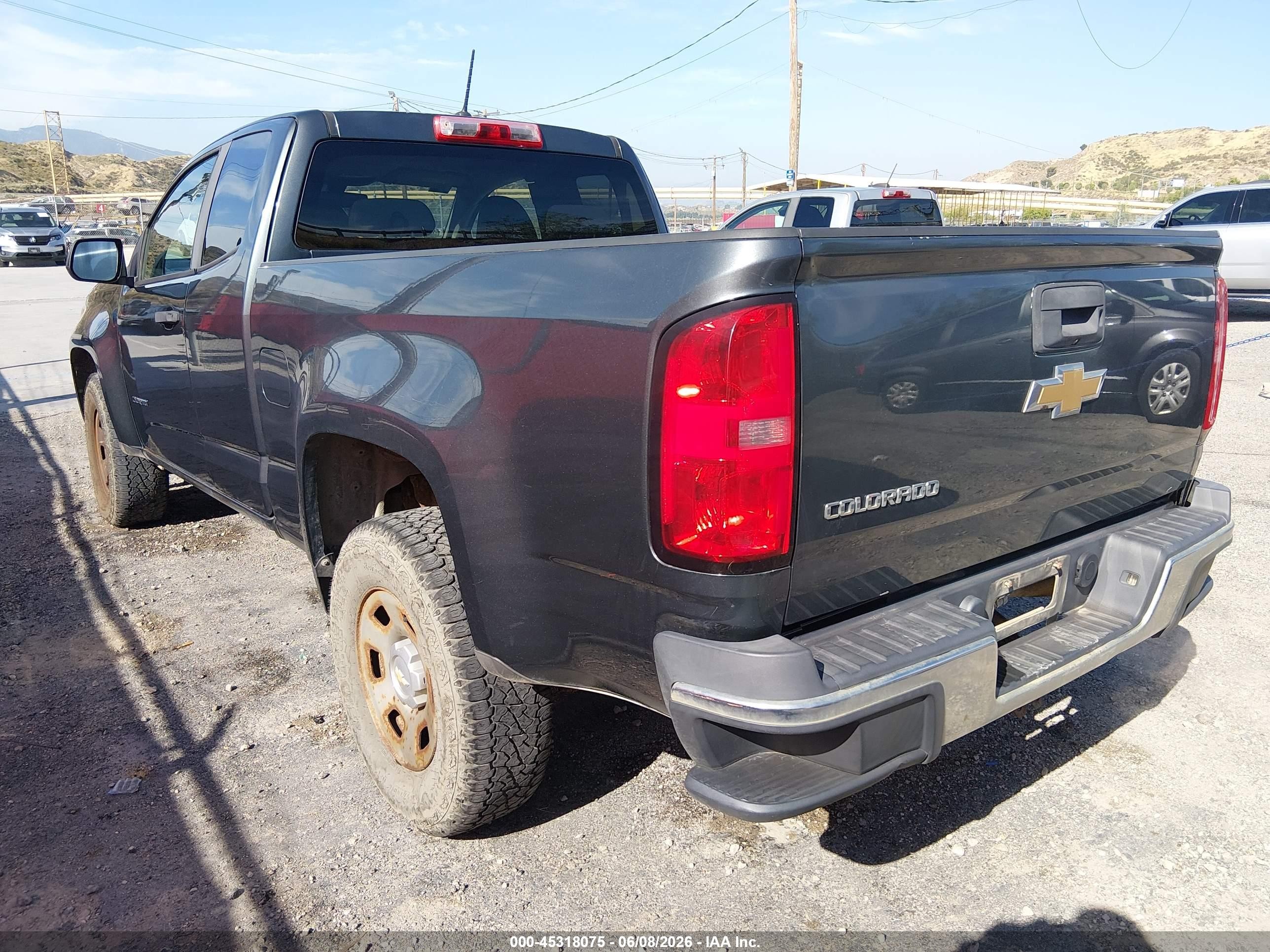 2015 Chevrolet Colorado Wt Gray vin: 1GCHSAEA7F1232327